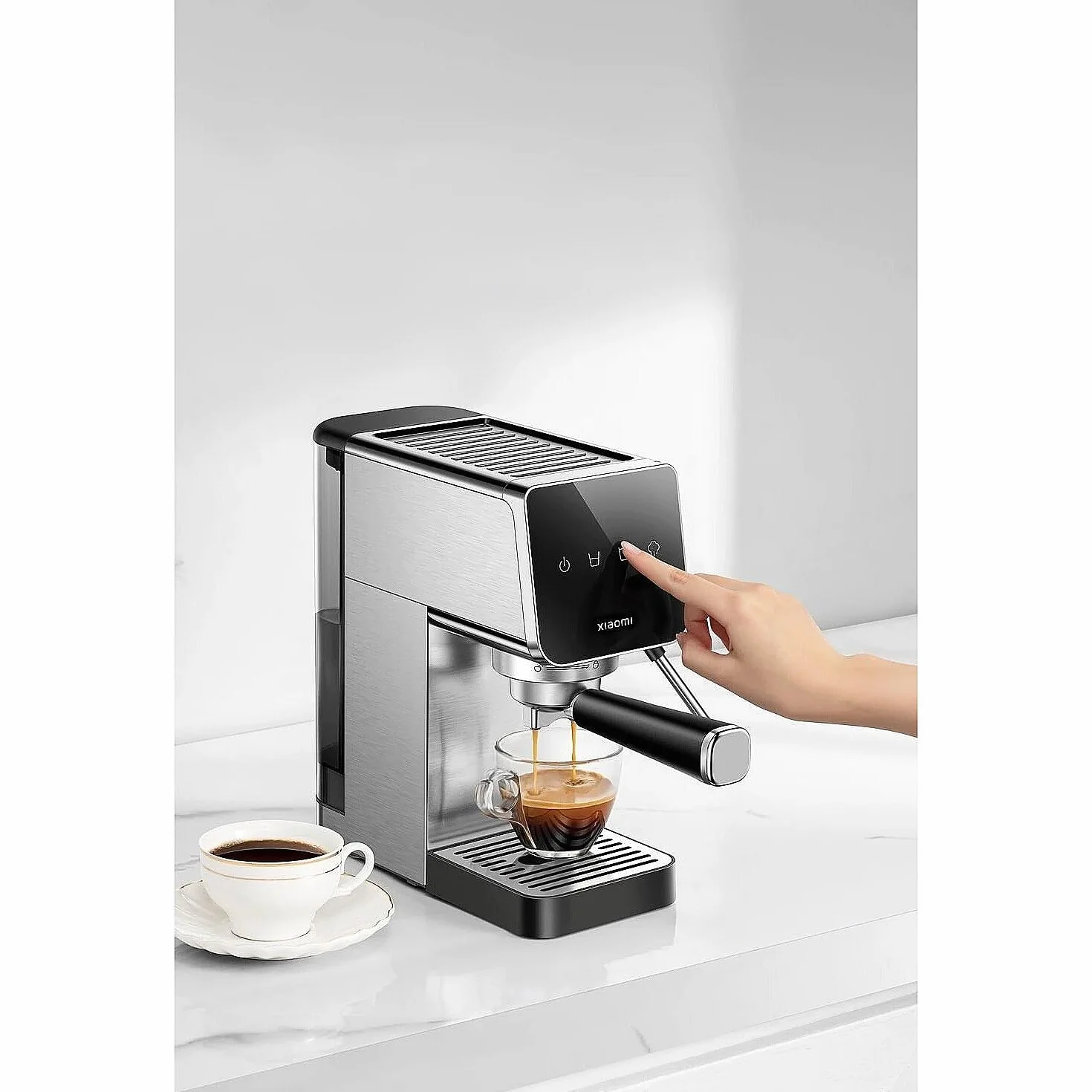 Xiaomi Halvautomatisk espressomaskin, 20 bar pump, 0,9 l tank, kompakt design, 1350 W