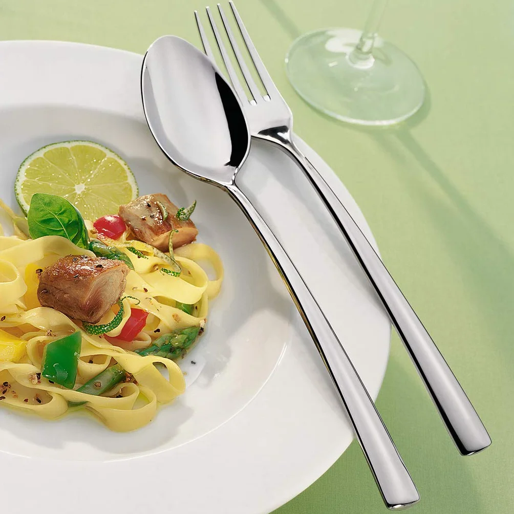 Villeroy & Boch Piemont Sztućce Stołowe, Stal Nierdzewna, Srebrny, 24 Elememty