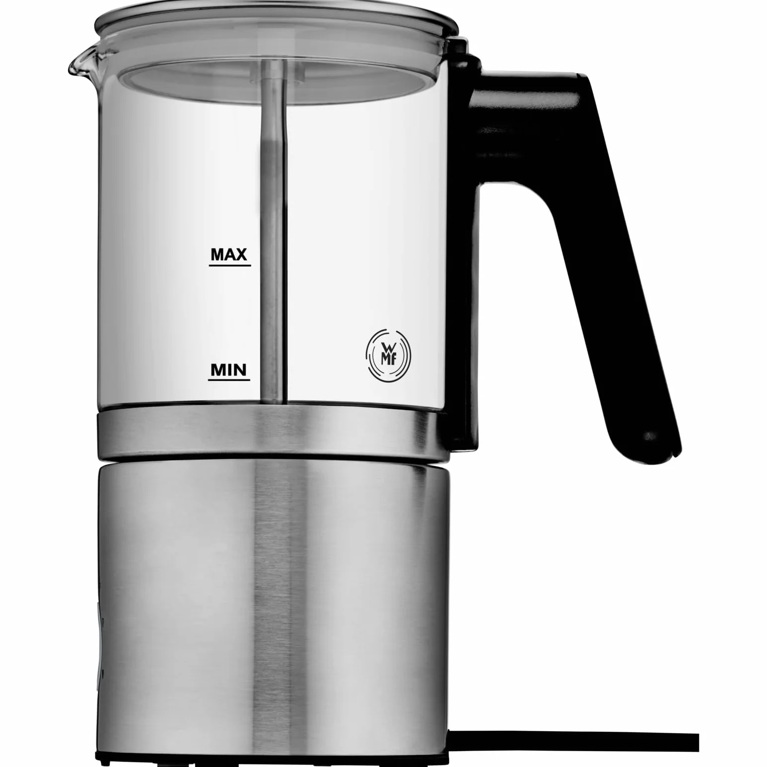 WMF Lono spieniacz do mleka elektryczny 150-250 ml 650 W ekran dotykowy podgrzewacz do mleka