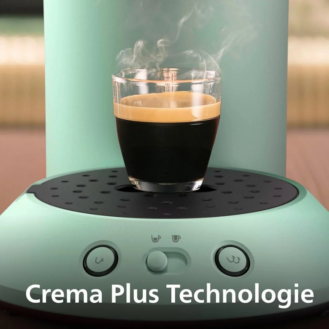 Senseo Original Plus CSA210/80 ekspres do kawy (wybór siły kawy, technologia wzmocnienia kawy, tworzywo sztuczne z recyklingu), pustynny zielony
