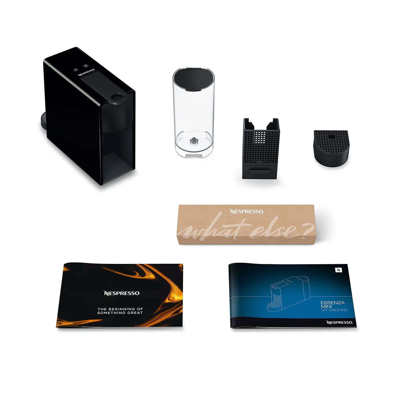 Nespresso Essenza Mini Ekspres do Kawy, Czarny, 1200.0W 230.0V