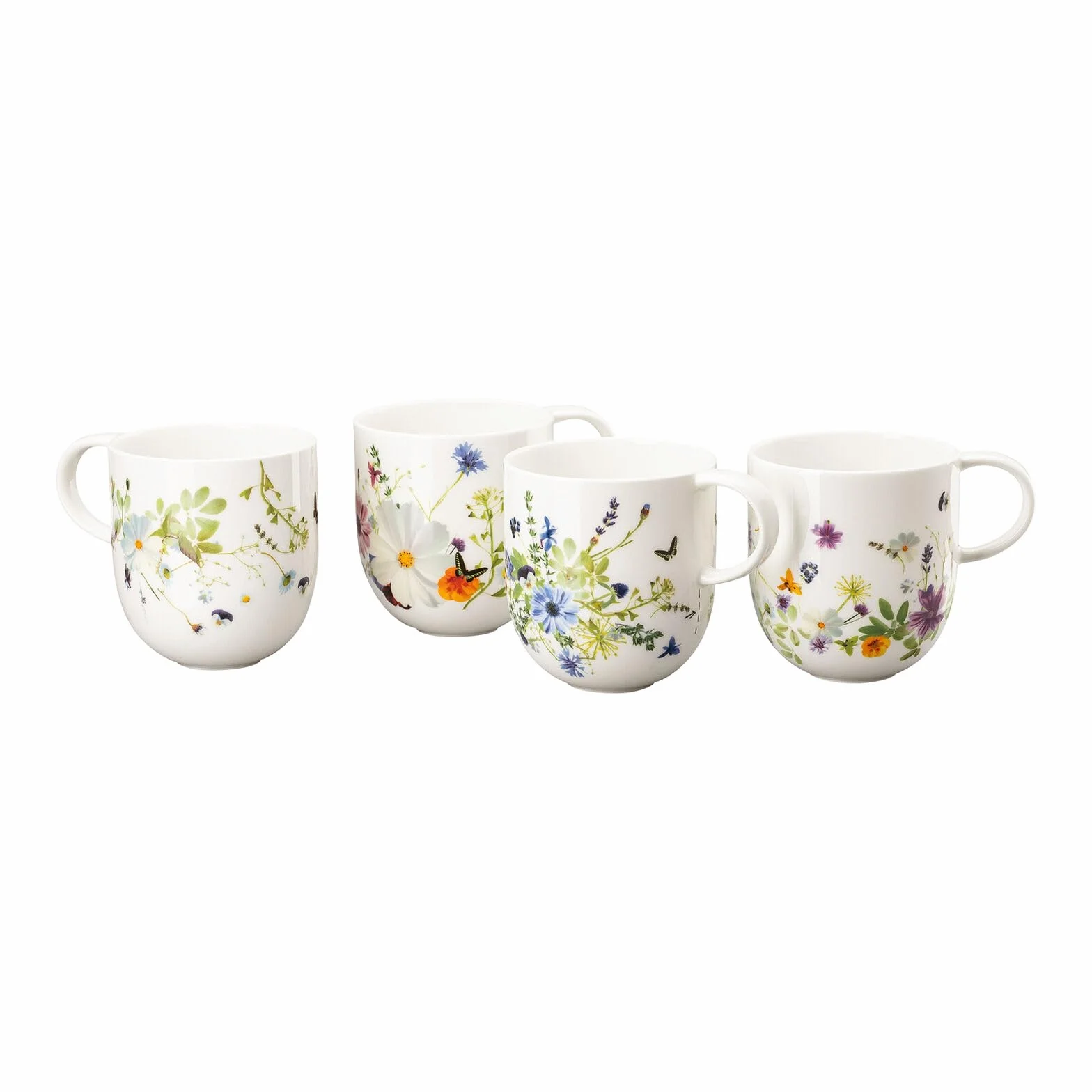 Rosenthal Brillance Grand Air Zestaw kubków z uchwytem 4-częściowy