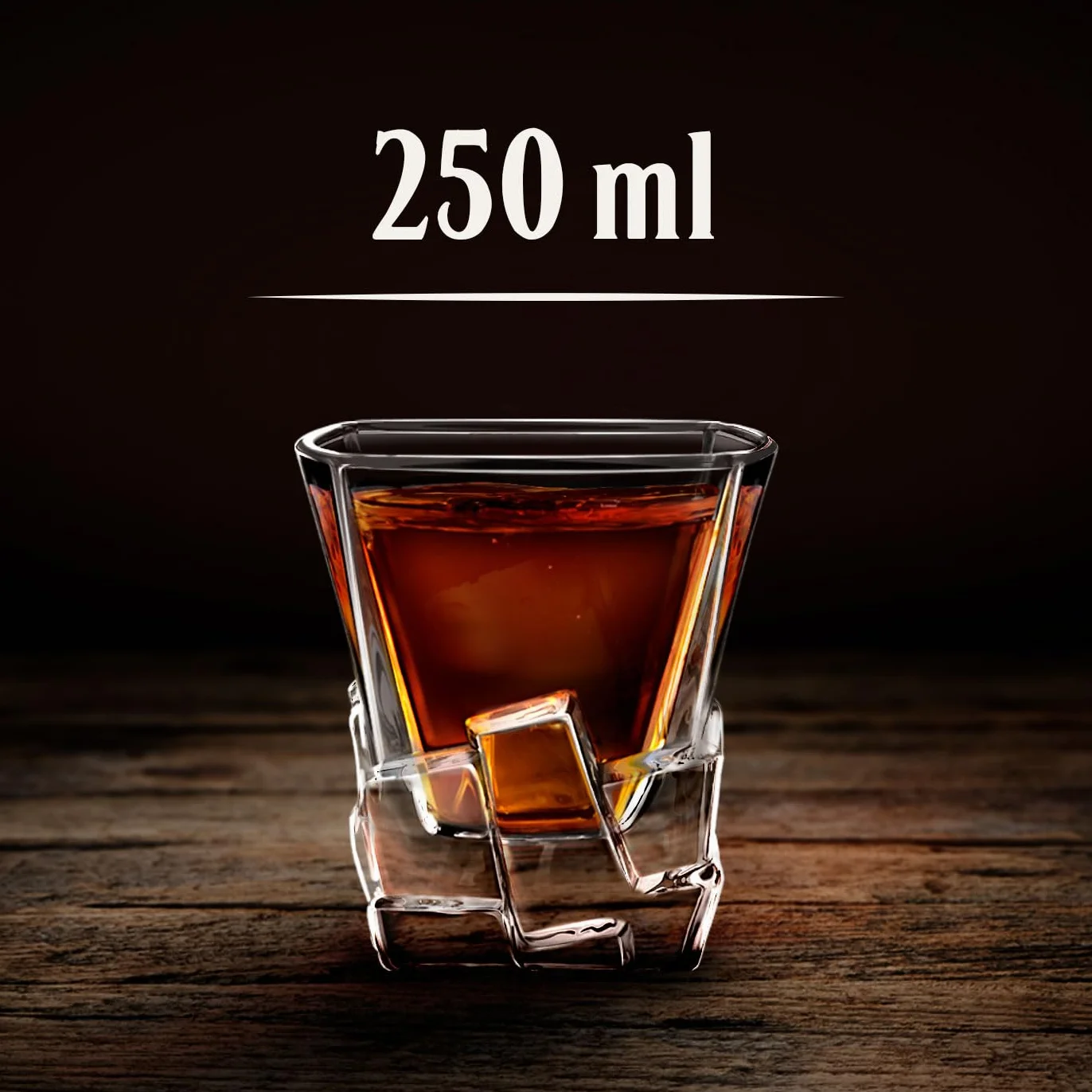 Maverton Zestaw do Whisky – Karafka 950 ml + 2 Szklanki 250 ml - Prezent dla Mężczyzny z Klasą - Szkło Premium do Whisky - Na Rocznicę, Święta, Dzień Ojca