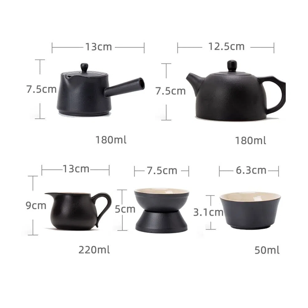 Podróżny zestaw do herbaty Kungfu Tea Set, Zestaw do herbaty chiński zestaw do herbaty gongfu zestaw do herbaty zestaw do herbaty przenośny zestaw do herbaty podróżnej - ręcznie robiony zestaw do herb