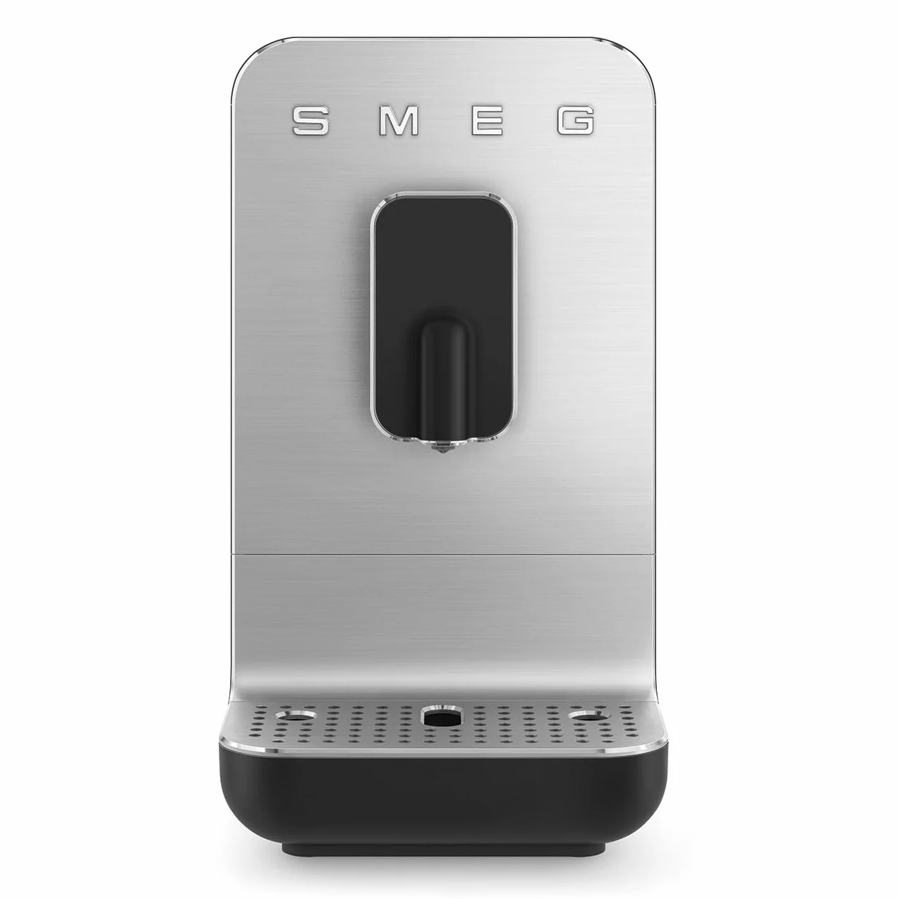 Smeg, Automatyczny ekspres do kawy espresso BCC11BLMEU, wbudowany młynek do ziarna, system termoblokowy, zbiornik na wodę 1,4 l, wyjmowany pojemnik na odpady, kompaktowe wymiary, 1350W, czarny
