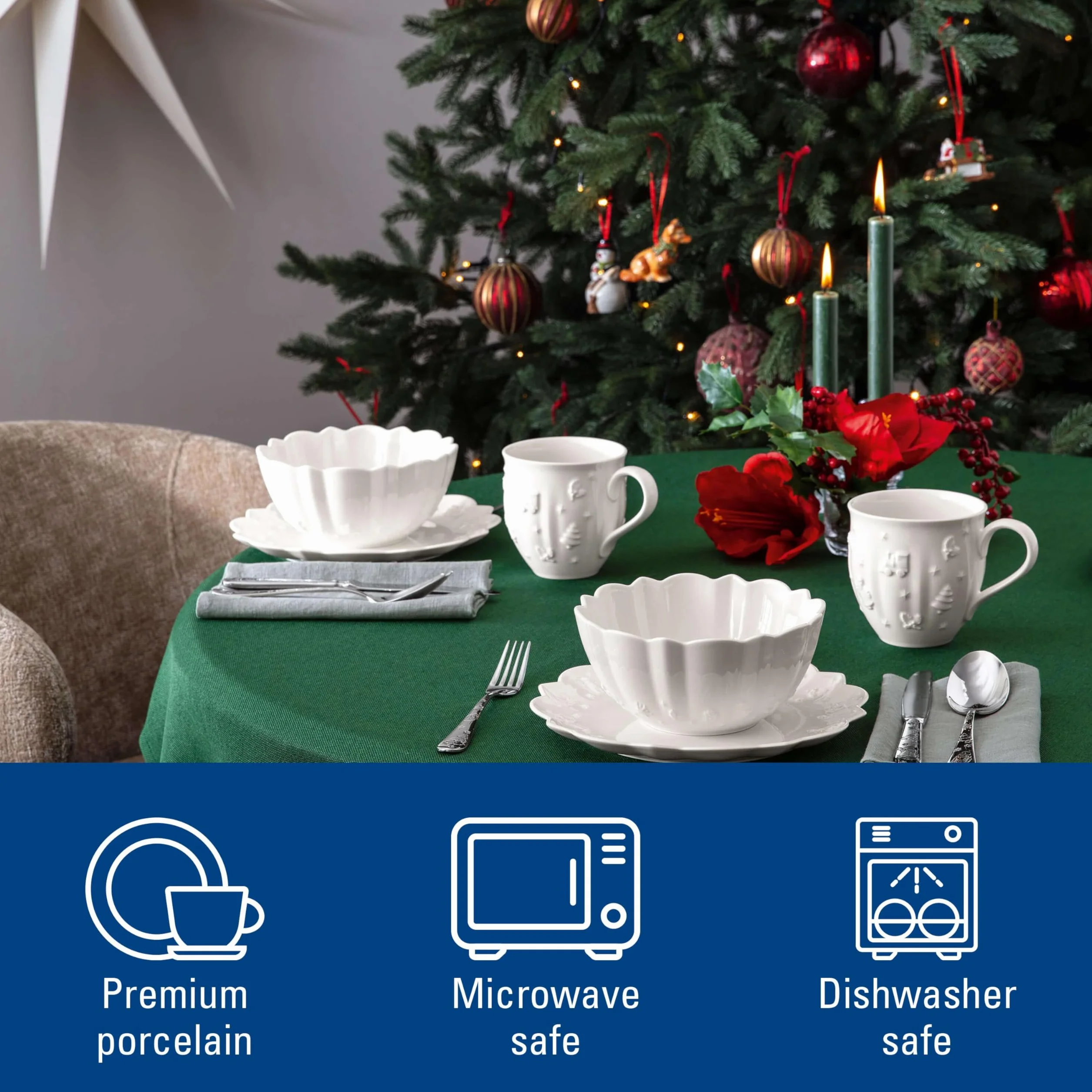 Villeroy & Boch Toy's Delight Royal Classic zestaw śniadaniowy 6 el., porcelana Premium, biały