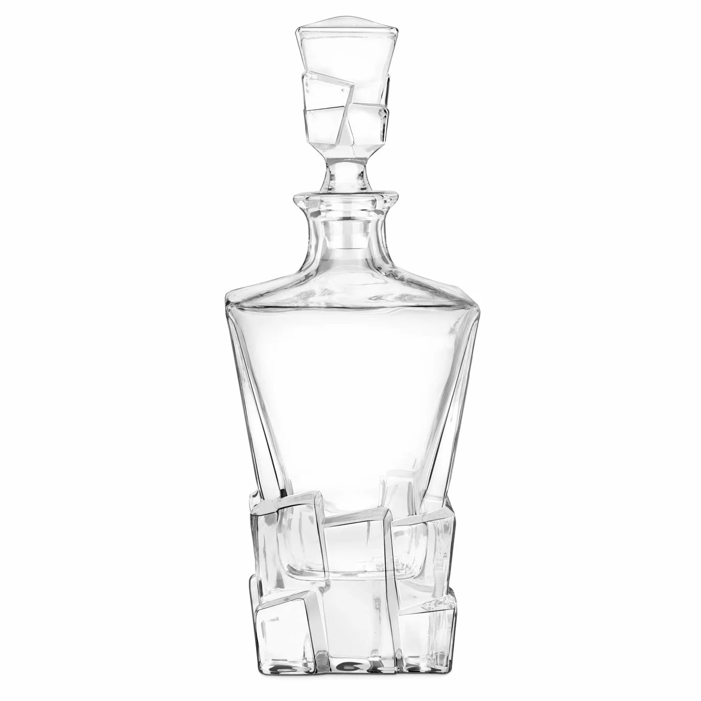 Maverton Zestaw do Whisky – Karafka 950 ml + 2 Szklanki 250 ml - Prezent dla Mężczyzny z Klasą - Szkło Premium do Whisky - Na Rocznicę, Święta, Dzień Ojca