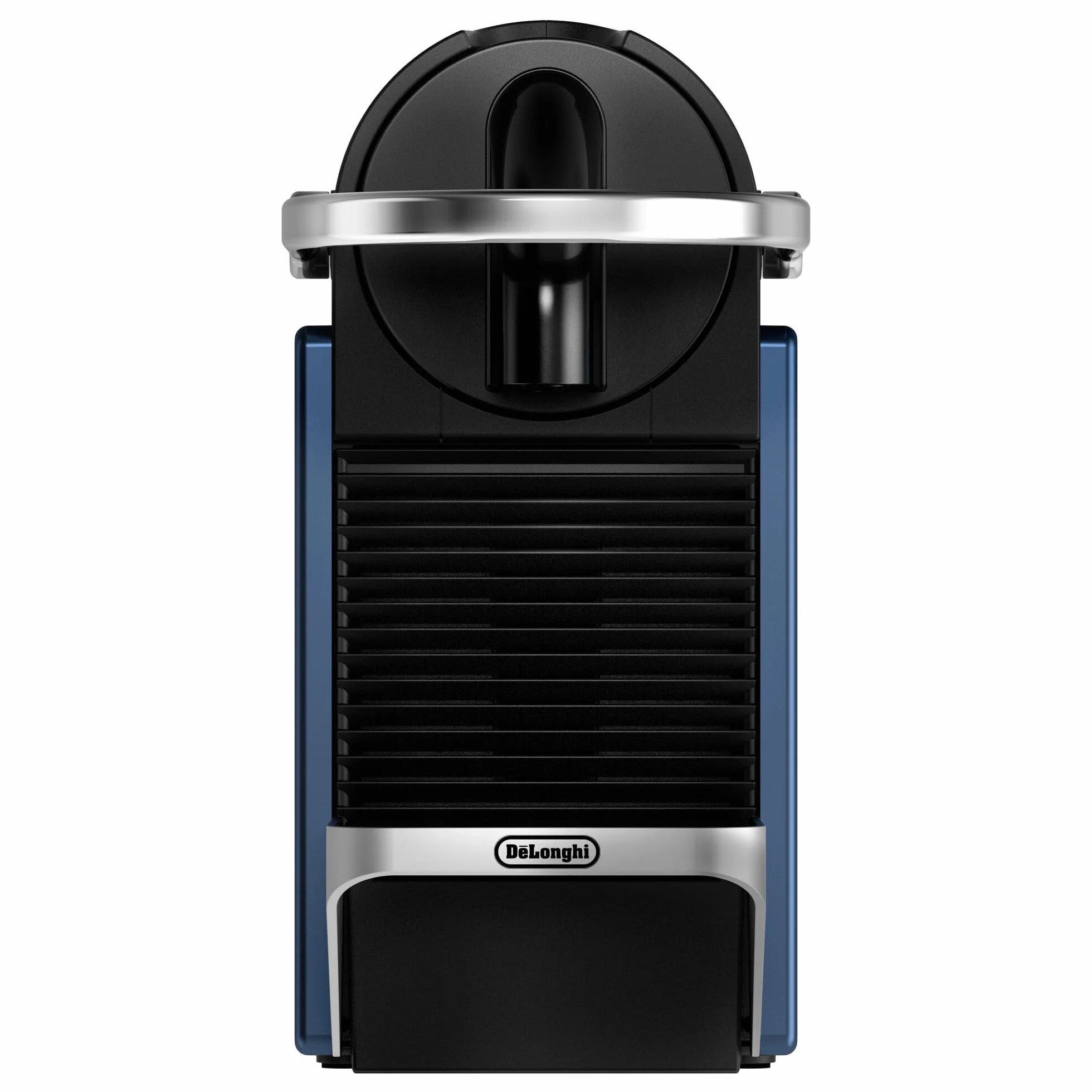 NESPRESSO De'Longhi Pixie EN127.BL ekspres do kawy na kapsułki, dwa przyciski bezpośredniego wyboru, tryb ECO, kompaktowa konstrukcja, system ciśnienia 19 bar, 1260 W, niebieski/czarny