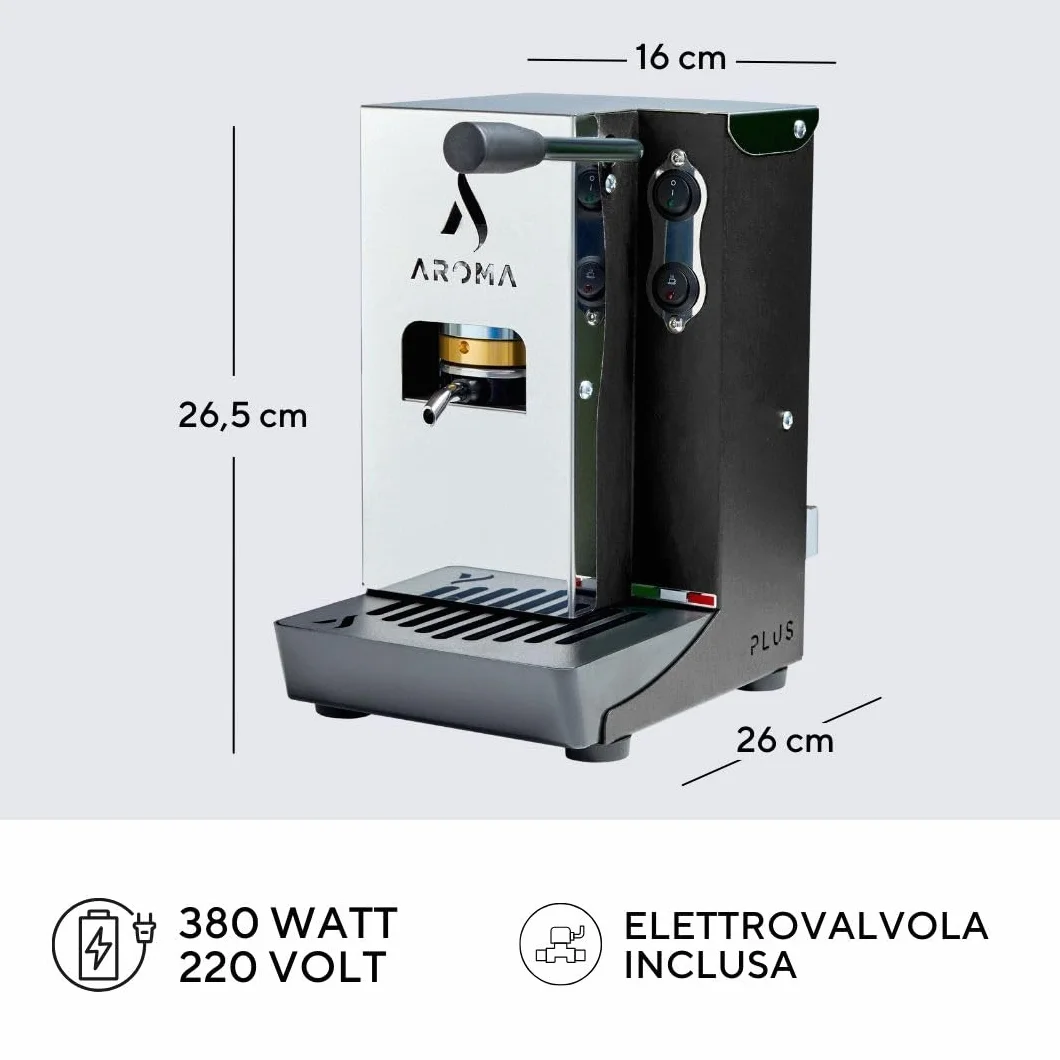 Ekspres do kawy Aroma Plus+ Espresso ESE 44 mm biały
