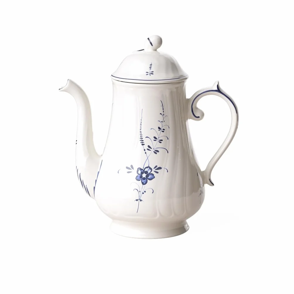 Villeroy & Boch Dzbanek do kawy Old Luxembourg 1,3 l porcelana biały niebieski