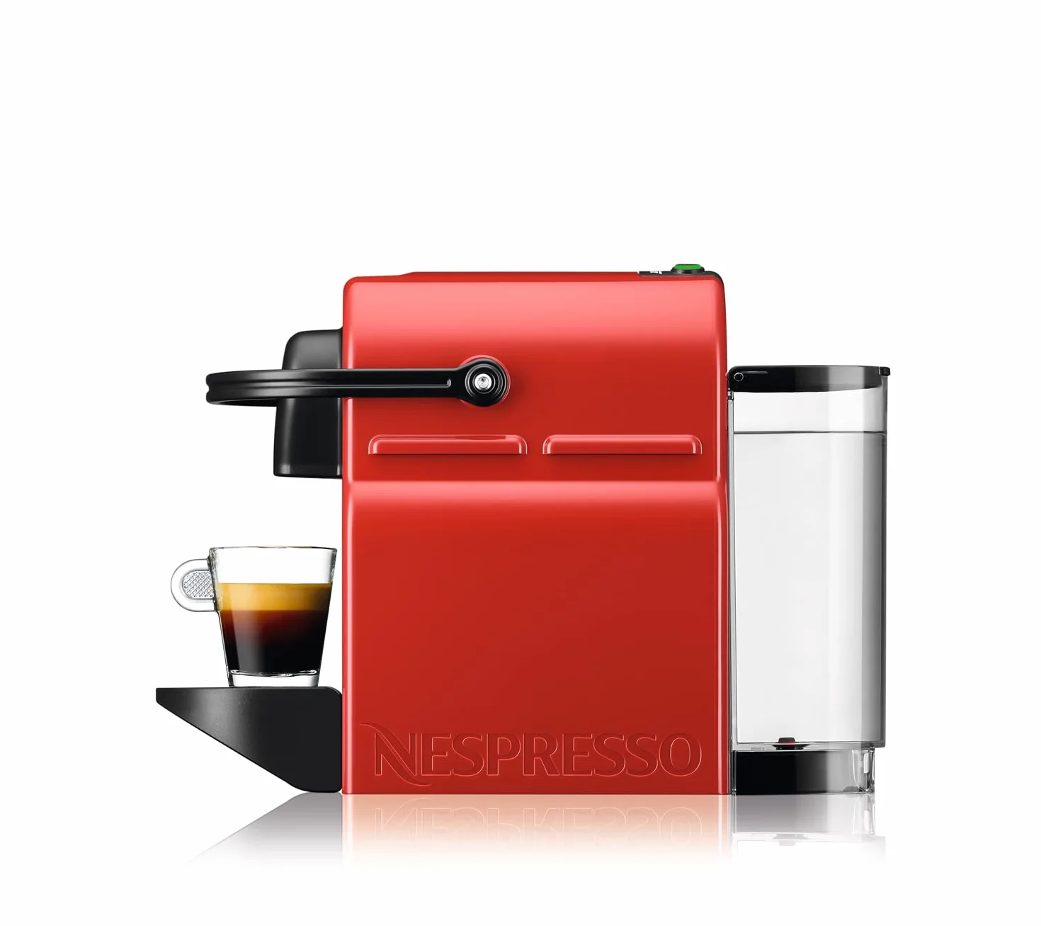 Nespresso Maszyna na Kapsułki Inissia xn1005 Firmy Krups, Bardzo Szybka Gotowość do Pracy, Automatyczne Wyłączanie, Wiśniowa Czerwień
