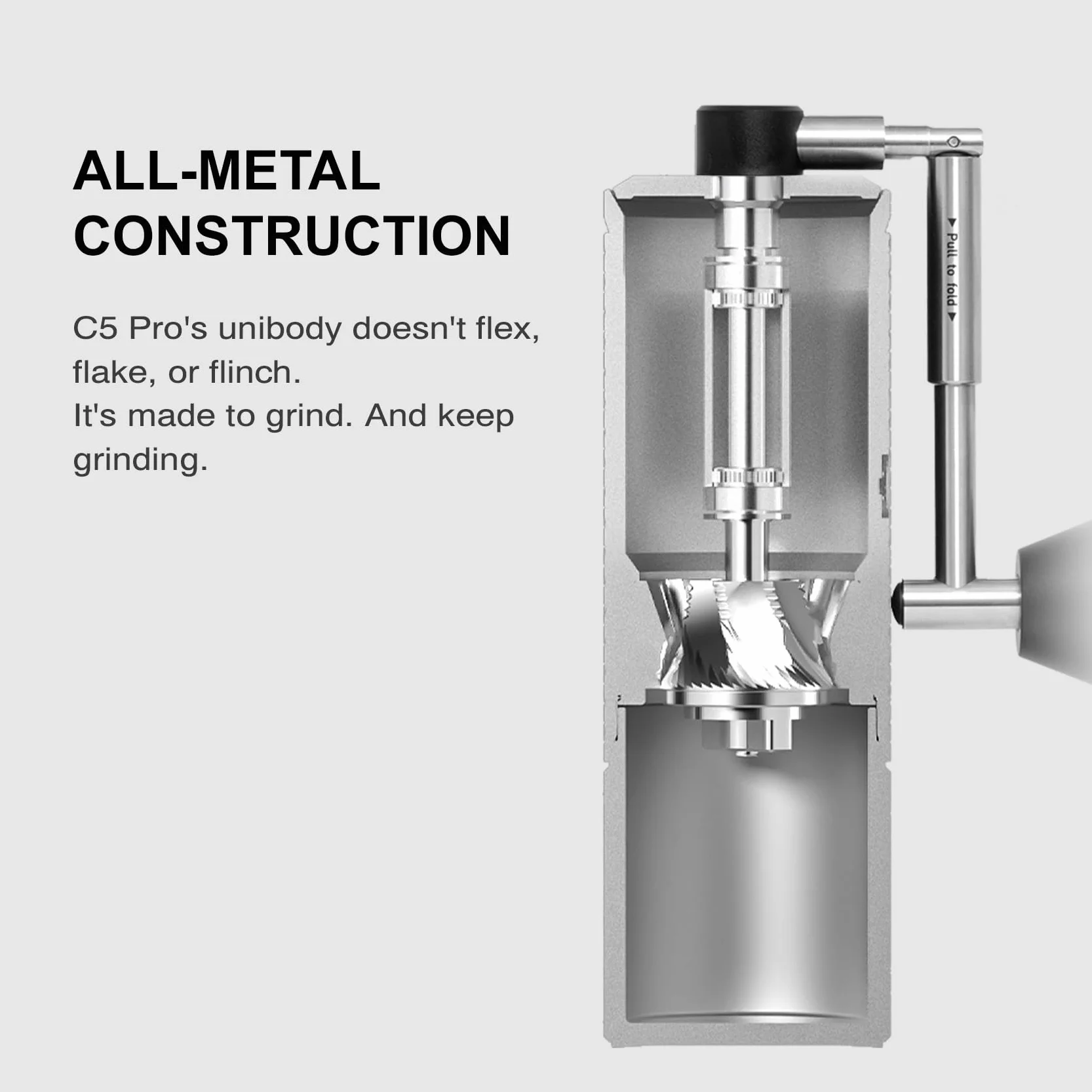 TIMEMORE C5 Pro ręczny młynek do kawy stożkowy precyzyjna regulacja 0,031 mm metalowy przenośny do espresso French Press Pour Over