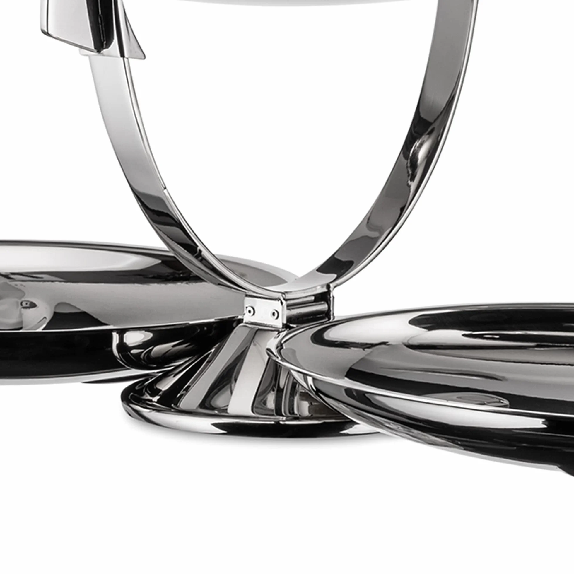 Alessi Anna Gong Patera na Ciasto, Srebrny, 44 x 20 x 27 cm