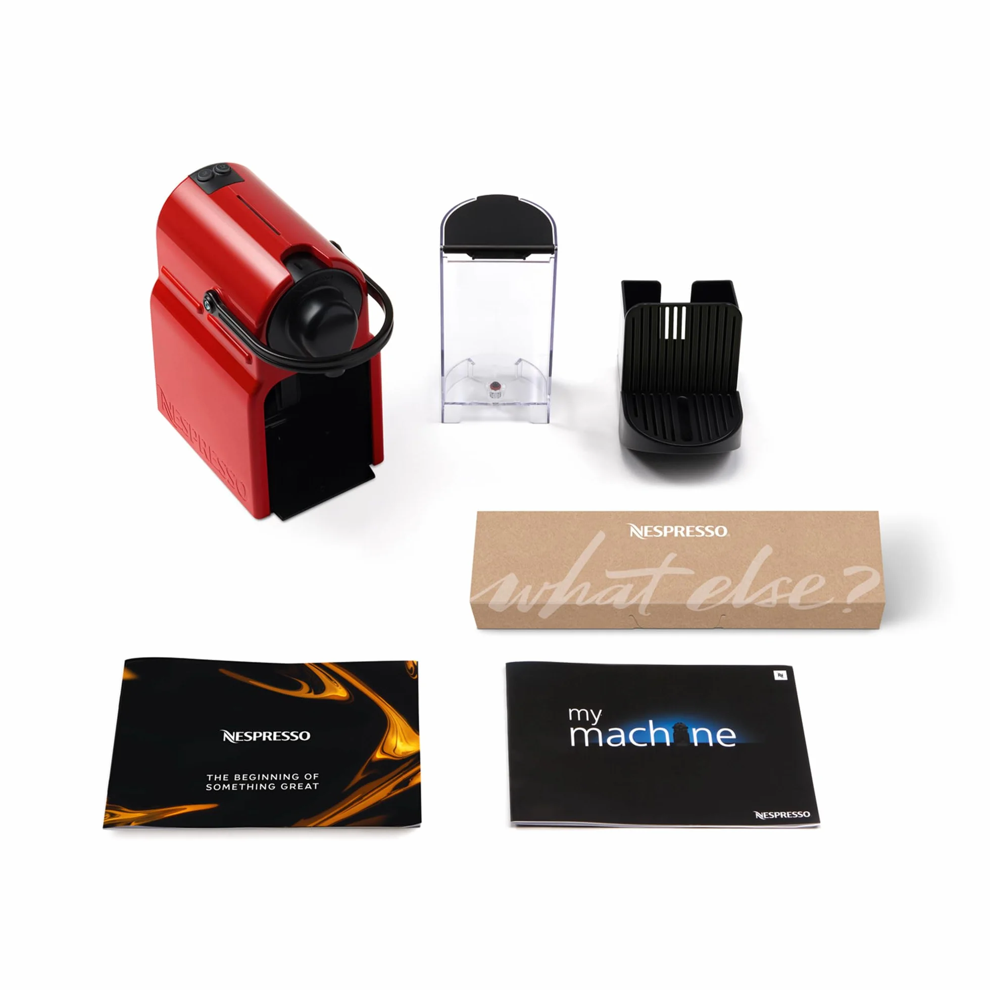 Krups Inissia czerwony ekspres do kawy Nespresso 19 barów YY1531FD