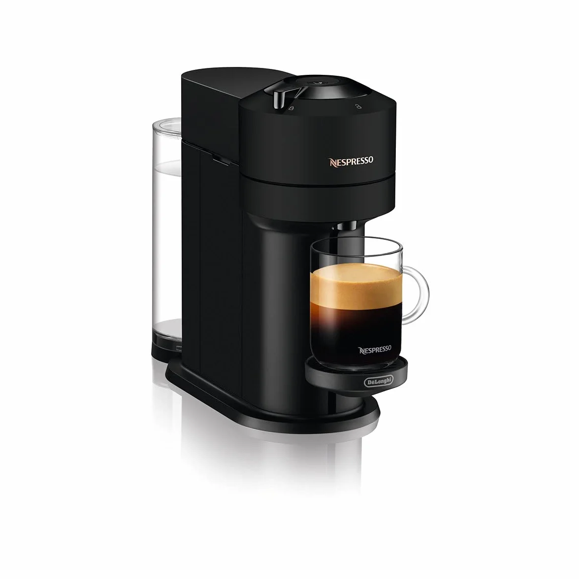 Nespresso De'Longhi Nespresso Vertuo Next ekspres do kawy, ENV120.BM, czarny matowy, czarny matowy