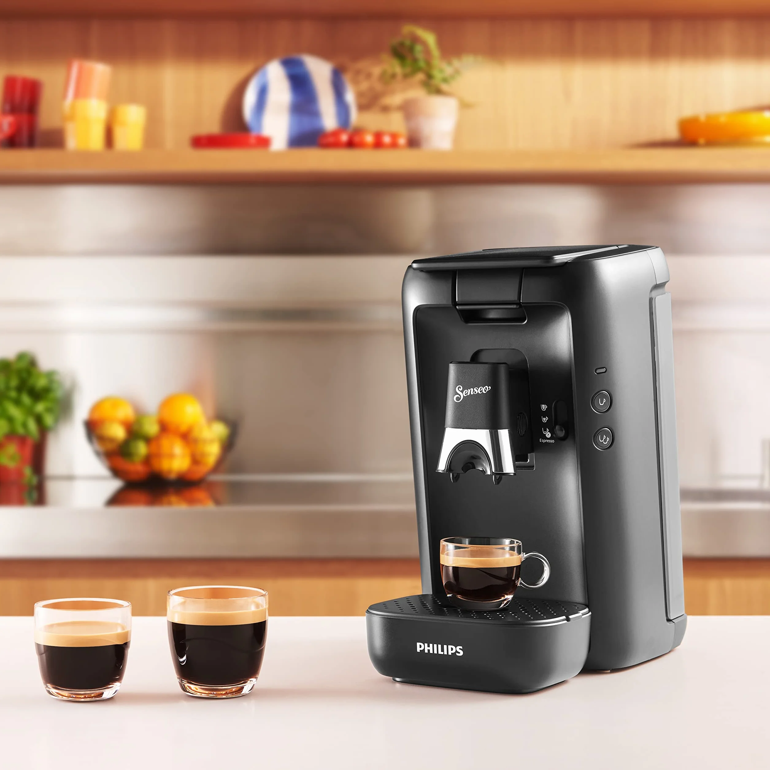 Philips Domestic Appliances CSA260/60 Senseo Maestro ekspres do kawy z funkcją pamięci o pojemności 1,2 litra, Czarny