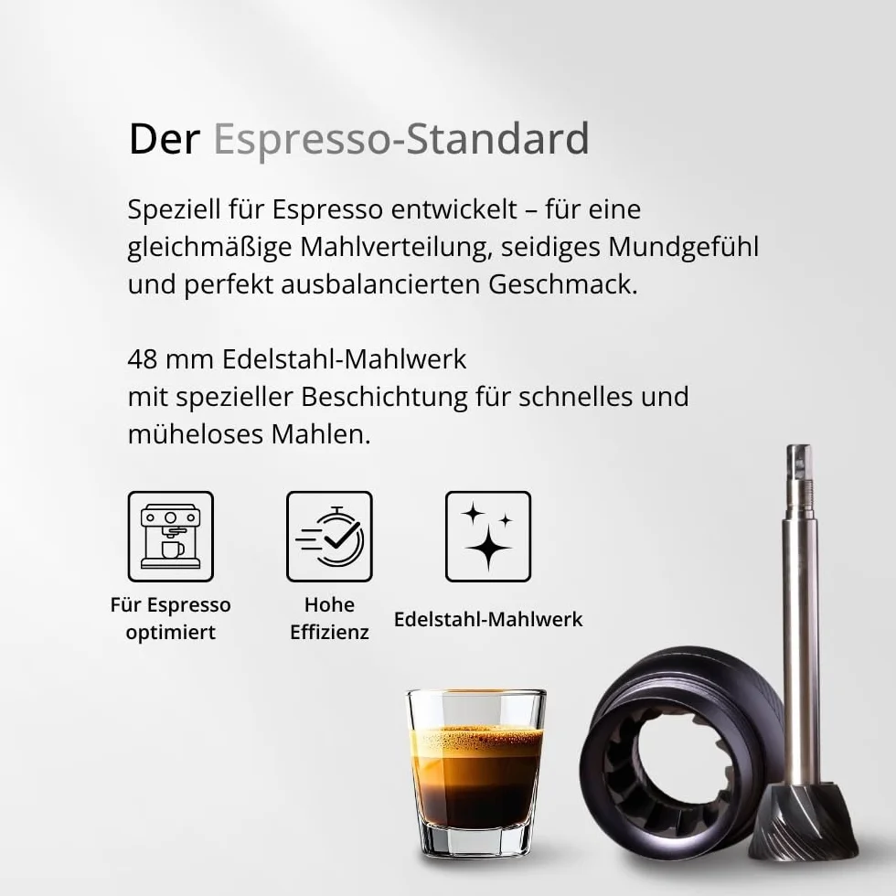1Zpresso J-Ultra ręczny młynek do kawy z żelaza, stożkowo-szary, składany uchwyt, kubek z zamknięciem magnetycznym 40 g, precyzyjna regulacja numeryczna, szybsza wydajność mielenia, idealny do