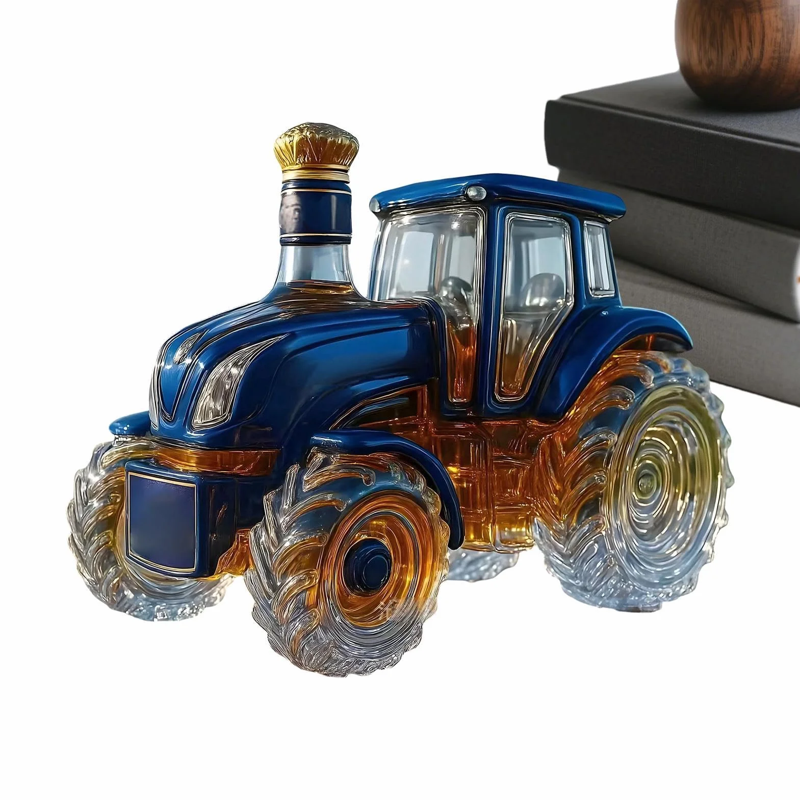 Karafka alkohol - pusty pojemnik alkohol w kszta?cie traktora, zabawna karafka wódk?, burbon do wystroju domu, baru, biura, restauracji, m??czyzn, taty, urodzin lub specjalne okazje
