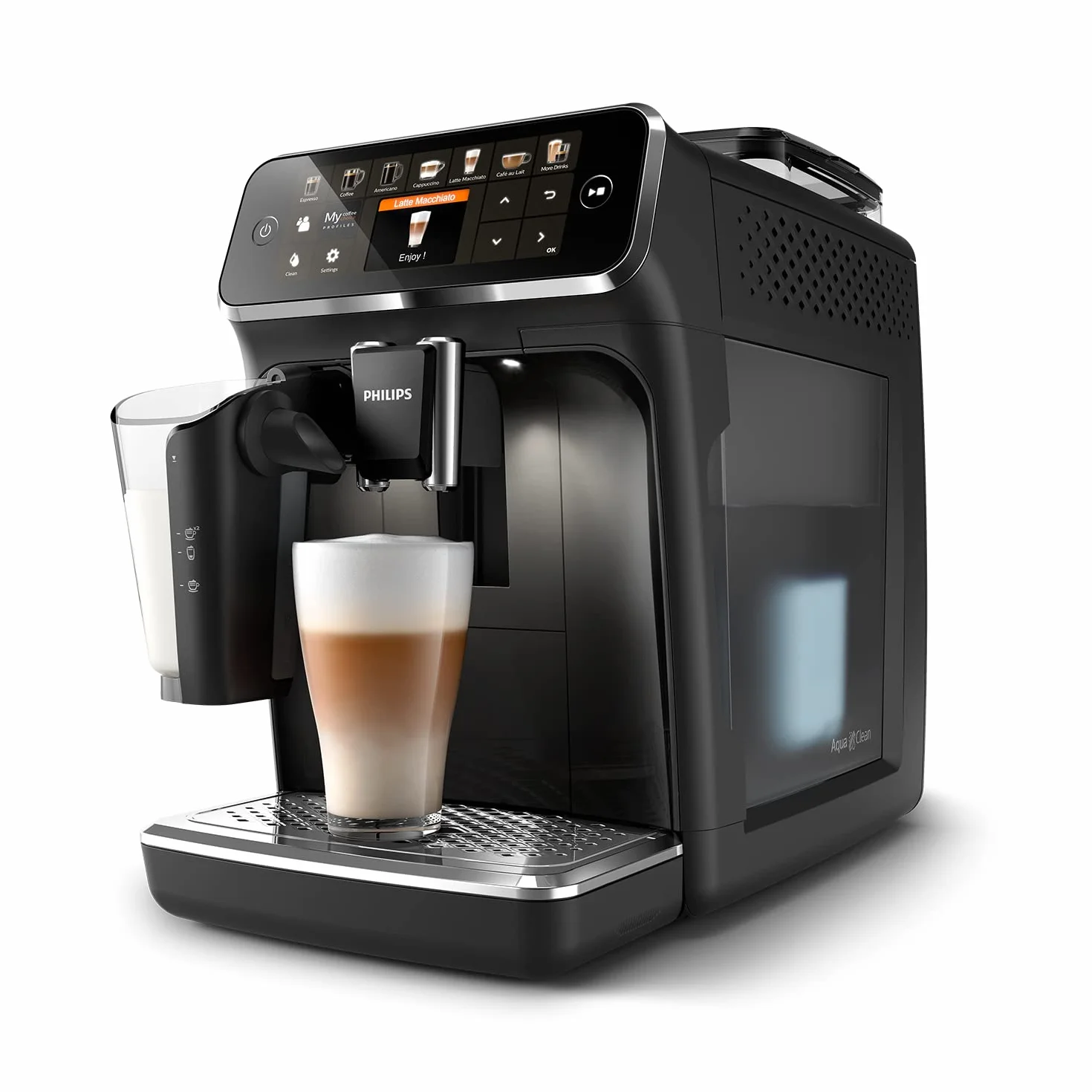 Philips 5400 Series EP5441/50 W pełni automatyczny ekspres do kawy LatteGo, 12 napojów, czarny