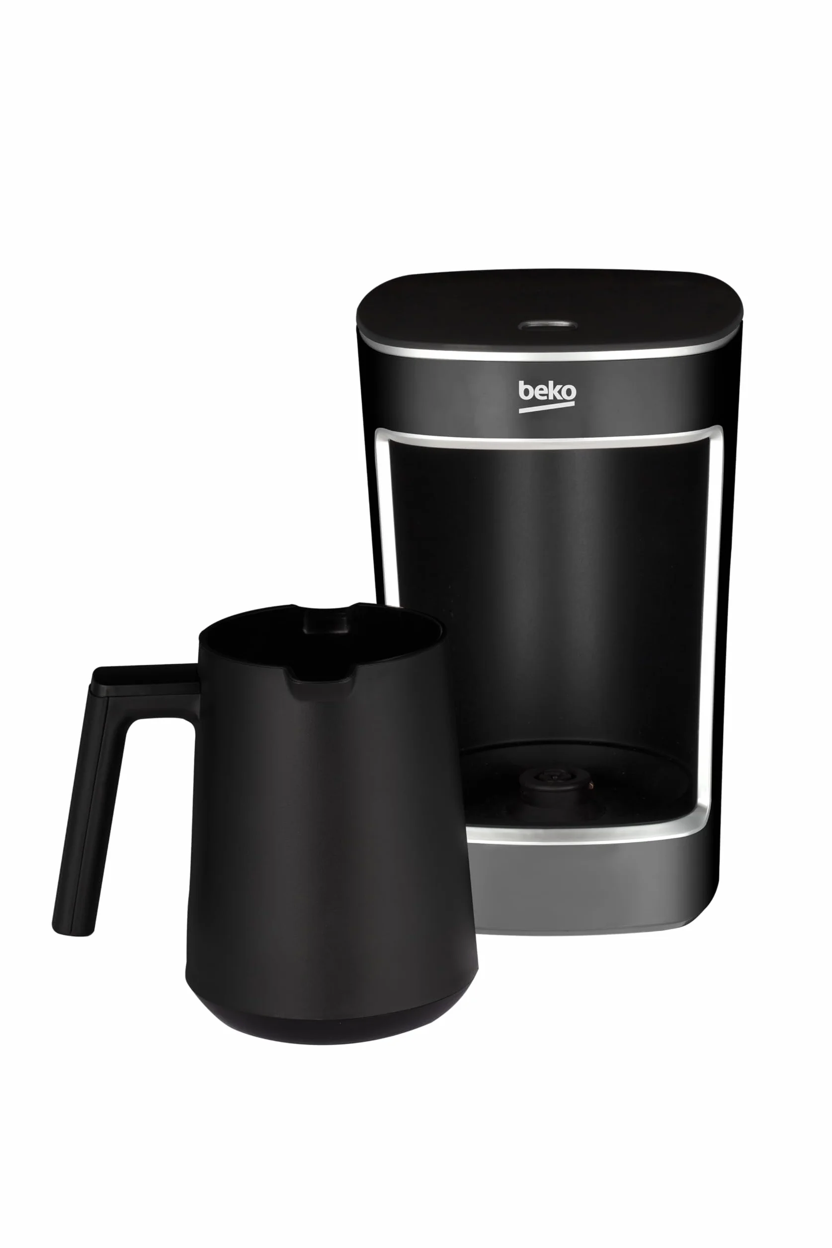 Beko TKM 2341 ekspres do kawy mokka, do 5 filiżanek, Cooksense, pienista, turecka kawa, Anti-Spill, obsługa jednym dotknięciem, czarny