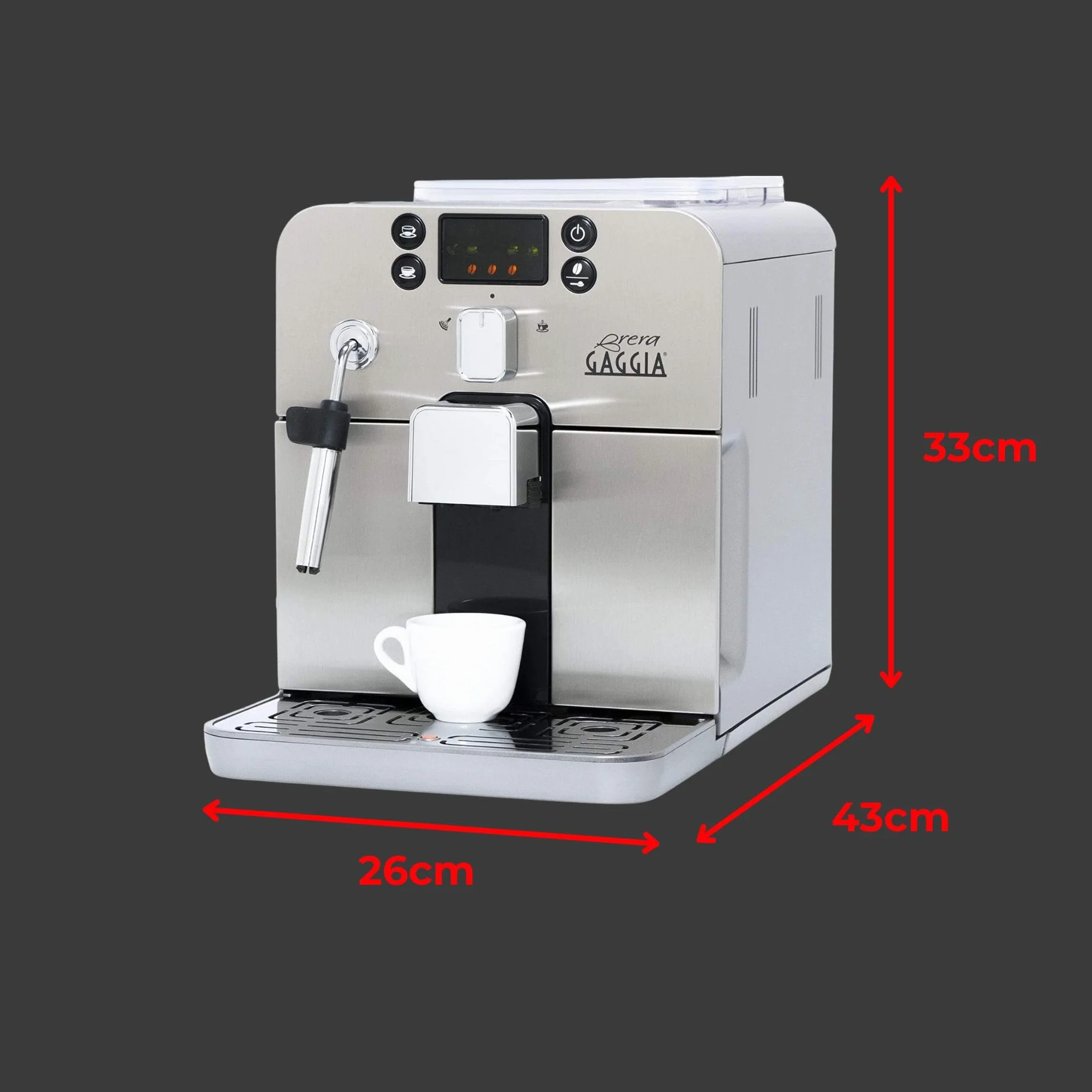 Gaggia Brera ekspres do kawy z fasolą do filiżanki
