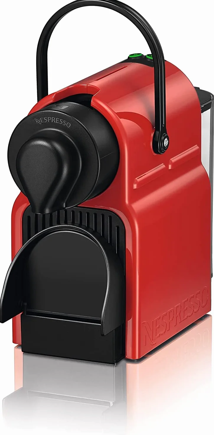 Nespresso Maszyna na Kapsułki Inissia xn1005 Firmy Krups, Bardzo Szybka Gotowość do Pracy, Automatyczne Wyłączanie, Wiśniowa Czerwień