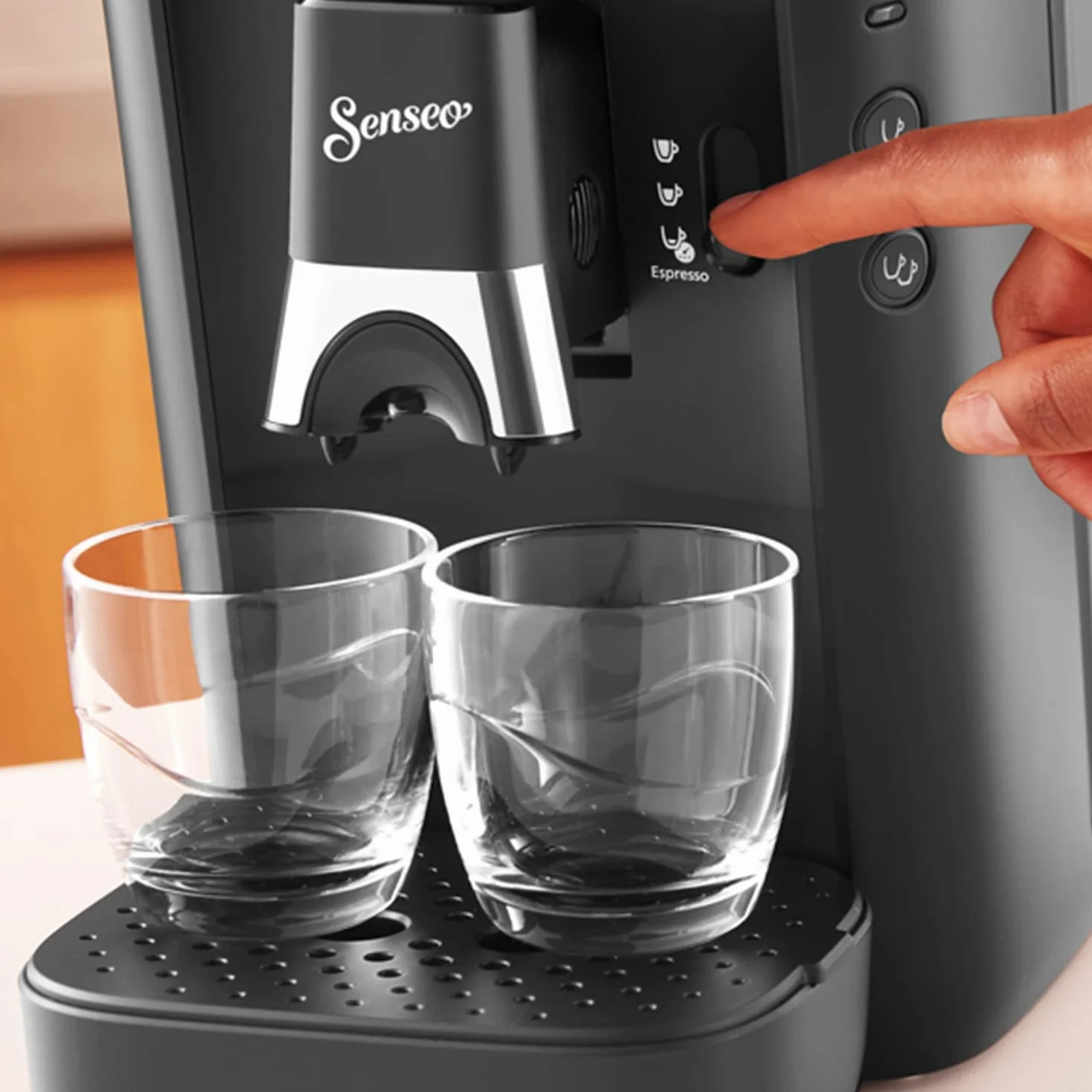 Philips Domestic Appliances CSA260/60 Senseo Maestro ekspres do kawy z funkcją pamięci o pojemności 1,2 litra, Czarny