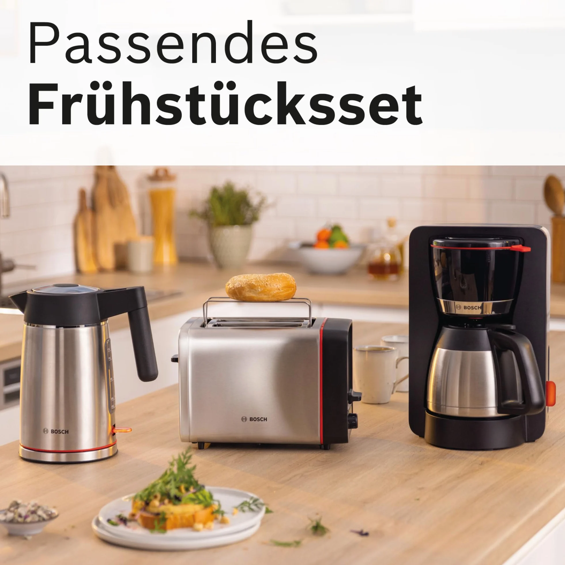 Bosch MyMoment TKA6M273 przelewowy ekspres do kawy, dzbanek termiczny 1 l, na 8-12 filiżanek, blokada kapania, obrotowy uchwyt filtrujący, program odkamieniania, zdejmowany zbiornik na wodę, 1200 W,