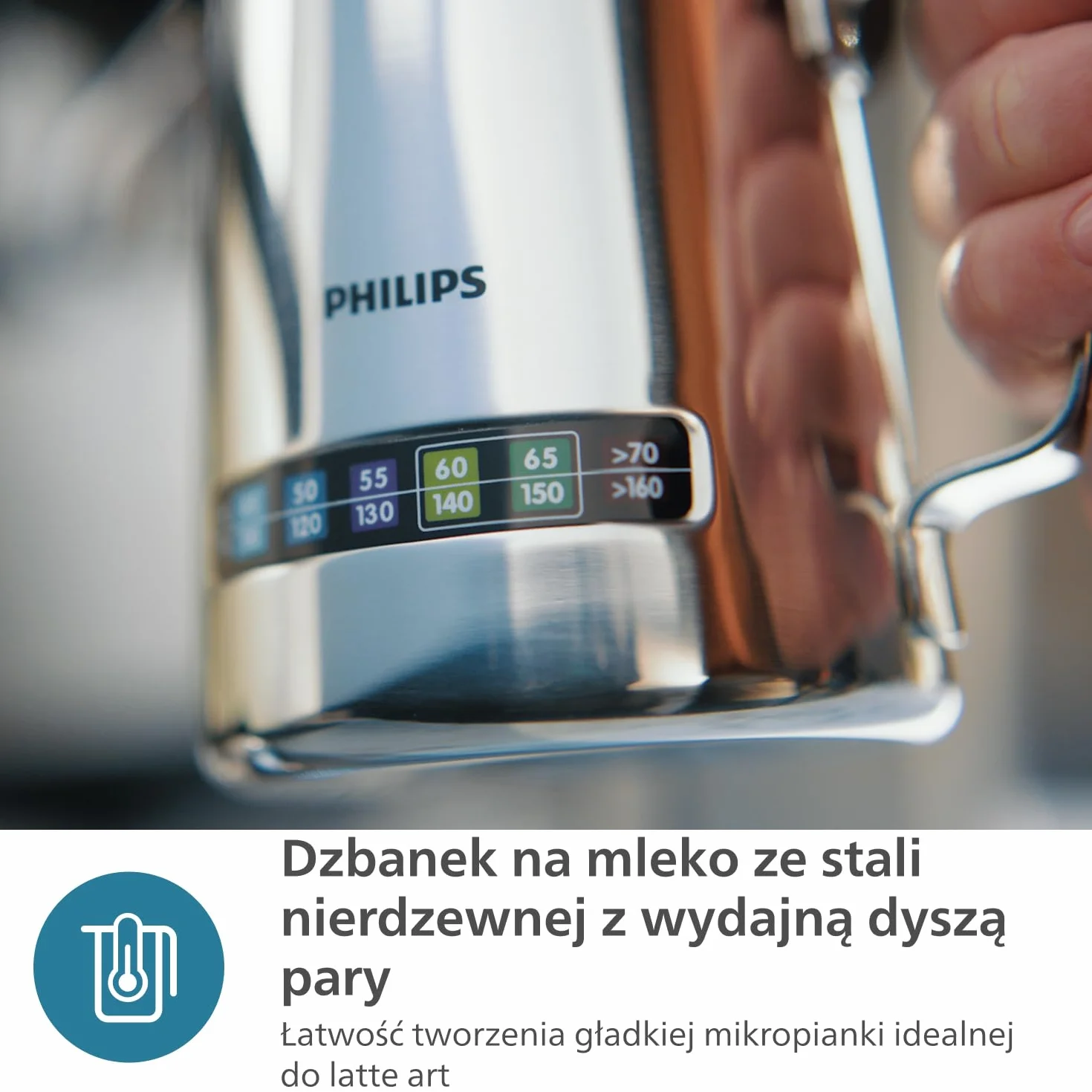 Philips Barista Brew Półautomatyczny Ekspres do Kawy Espresso Americano, Pojemnik 250g, Srebrny (PSA3218/01)