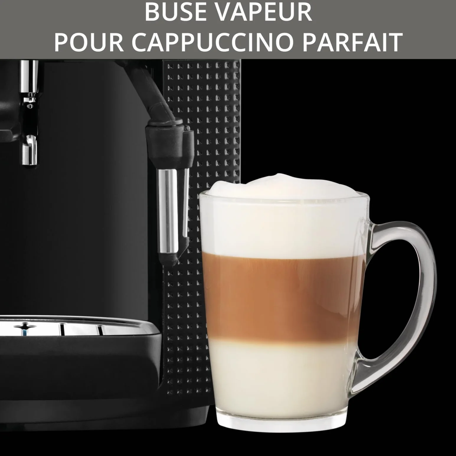 Krups Essential Noir Ekspres do Kawy, Czarny, 1,6L