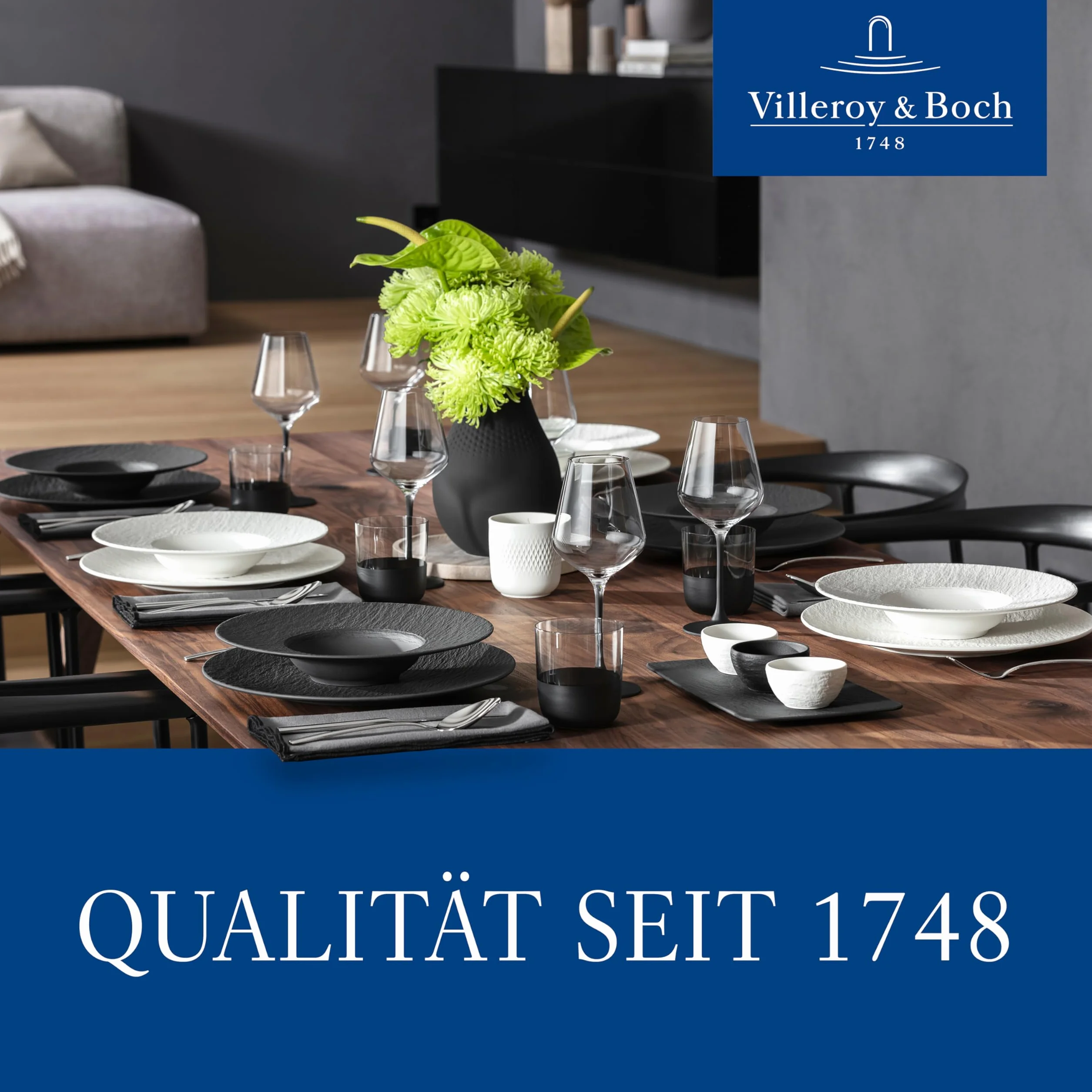 Villeroy & Boch – Manufacture Travertine półmisek do serwowania duży beżowy, praca ręczna, duża taca z naturalnego kamienia w odcieniach piasku, talerz kamień, naczynia, trawertyn
