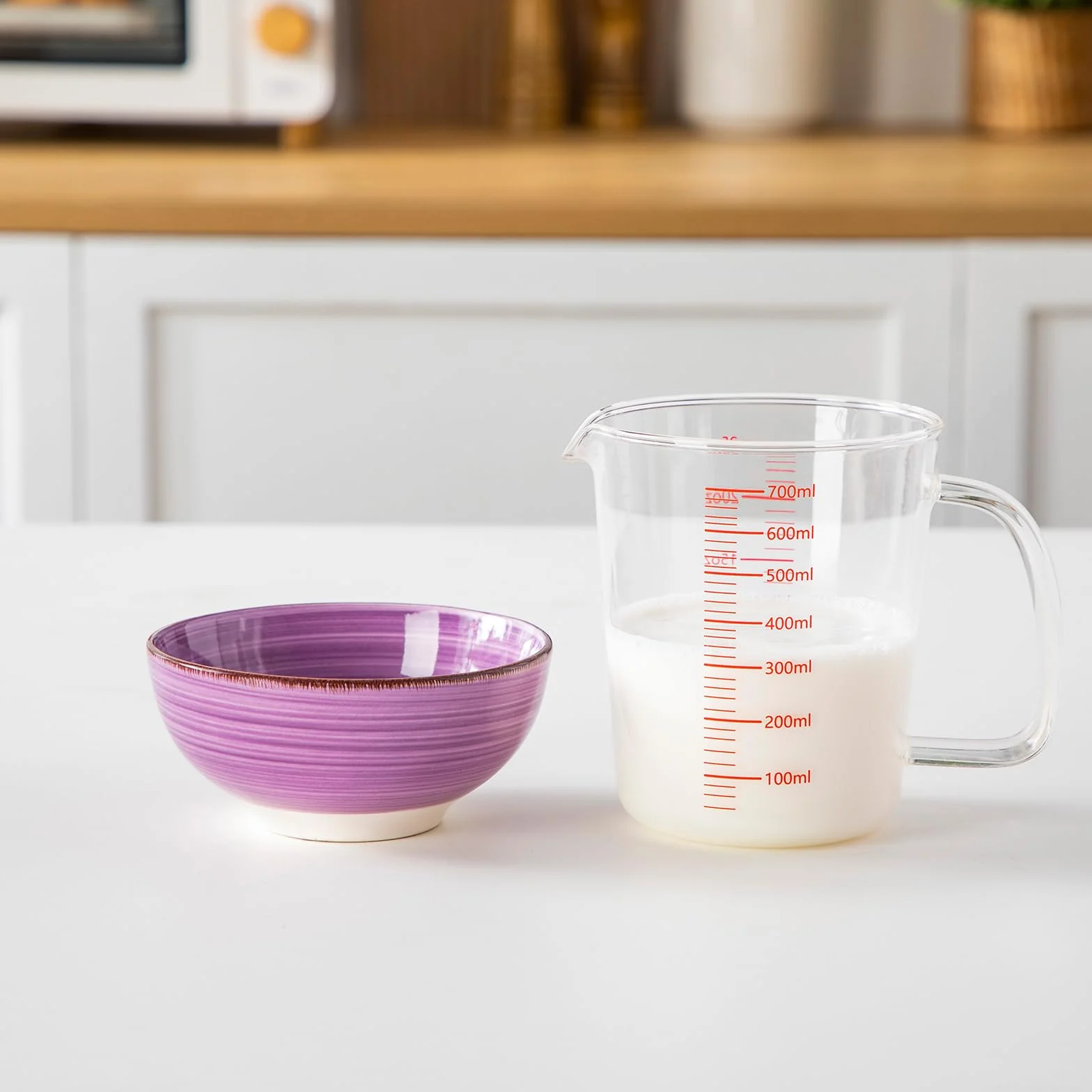 vancasso Zestaw małych miseczek Bonita, zestaw 6 sztuk, 380 ml, ceramiczne miseczki na musli, miseczki do maczania, miseczki do serwowania zupy, deserów, przekąsek, owsianki, ryżu, nadają się do