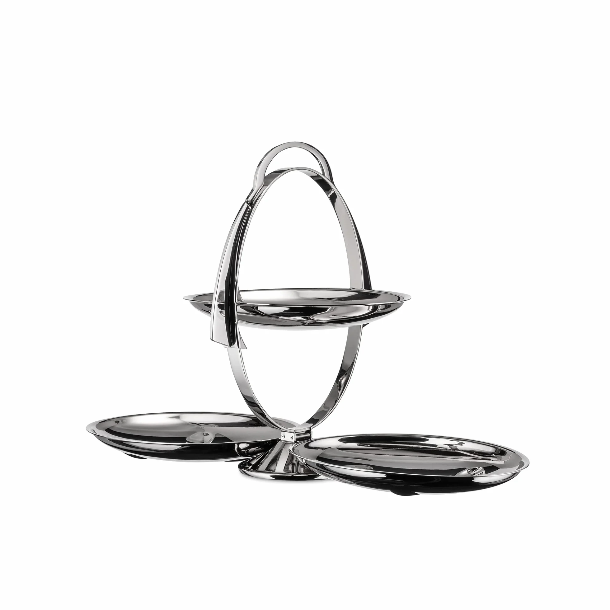 Alessi Anna Gong Patera na Ciasto, Srebrny, 44 x 20 x 27 cm