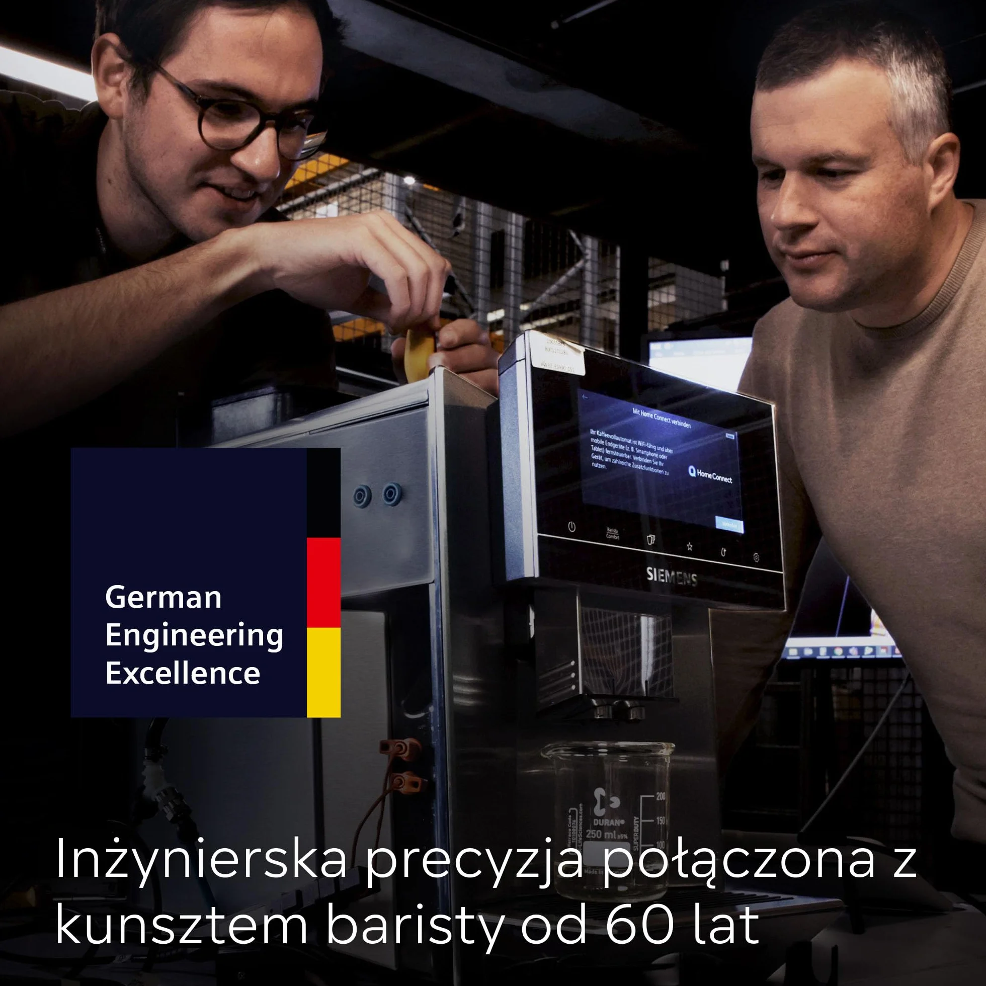 Siemens EQ700 Classic automatyczny ekspres do kawy z iSelect, Cold Brew, Slow Brew, Home Connect TP715E17