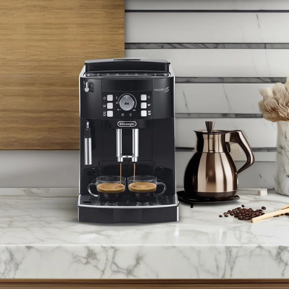 De’Longhi 21.117 B Magnifica S ECAM Automatyczny Ekspres Do Kawy, 1450 W, 1,8 L, Czarny