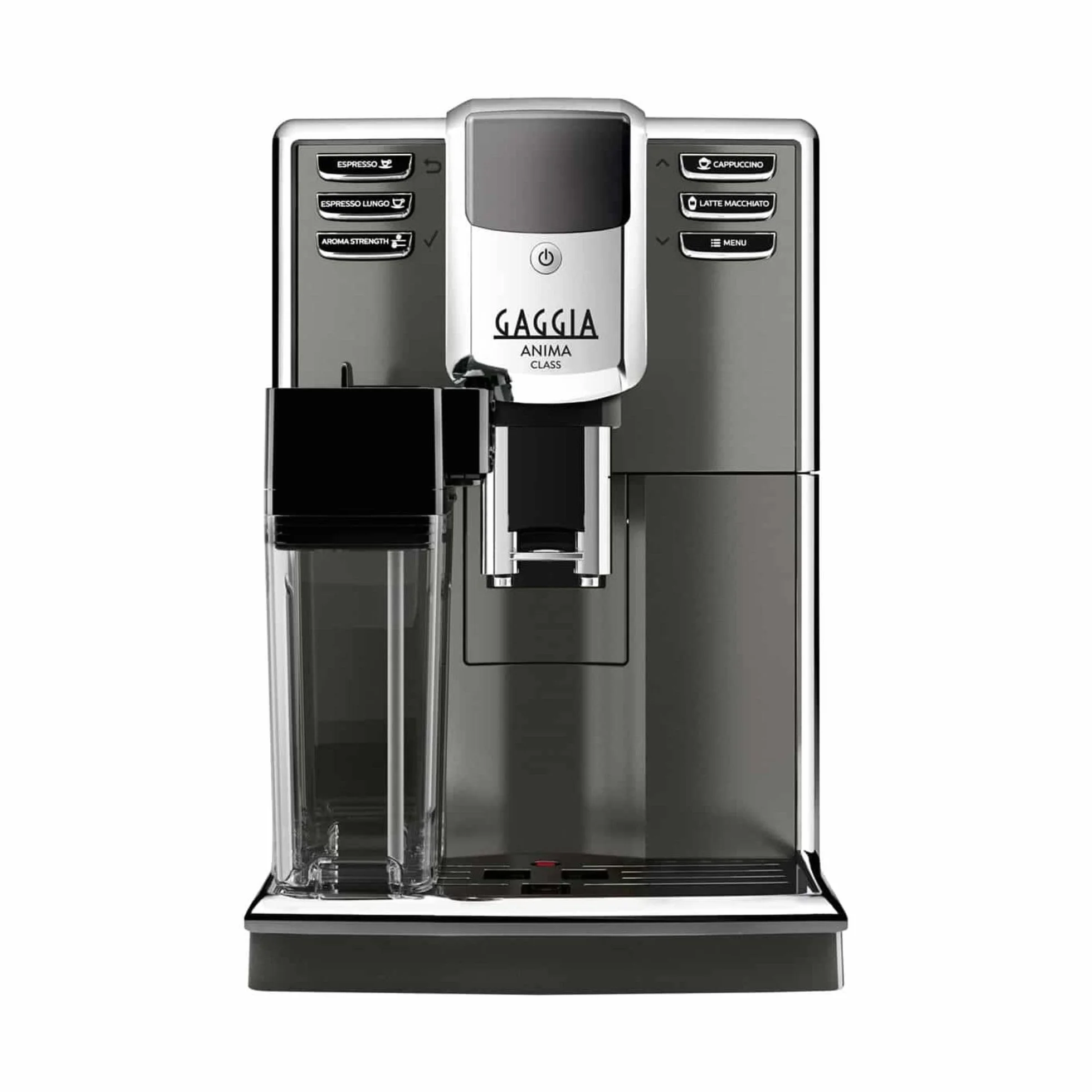 Gaggia Anima Class automatyczny ekspres do kawy Bean to Cup, ekspres do espresso i cappuccino, ciemny srebrny