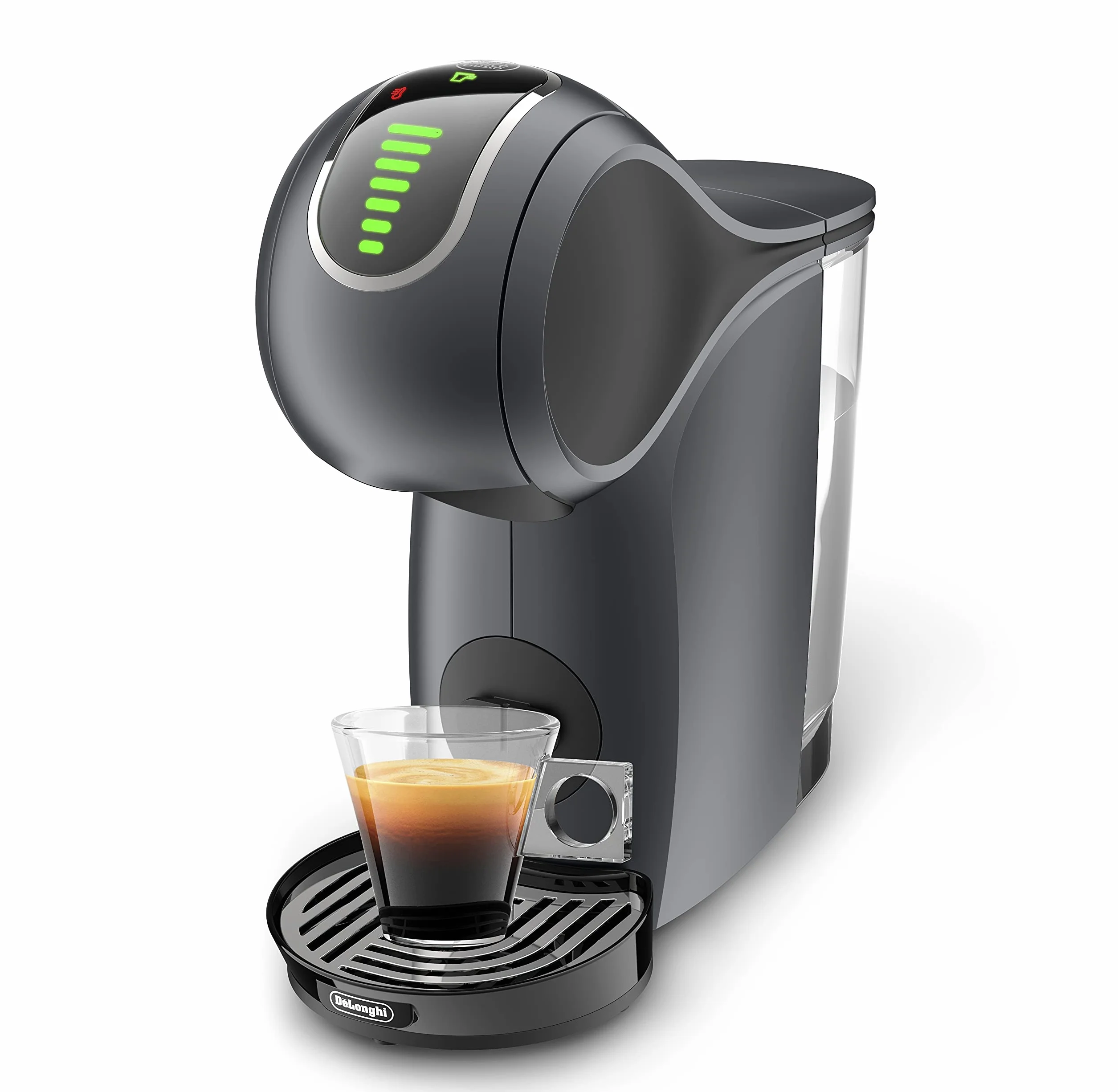 De'Longhi Nescafé Dolce Gusto, Genio S Touch EDG426.GY, ekspres do kawy na kapsułki, espresso, cappuccino, latte i inne, łupkowo-szary