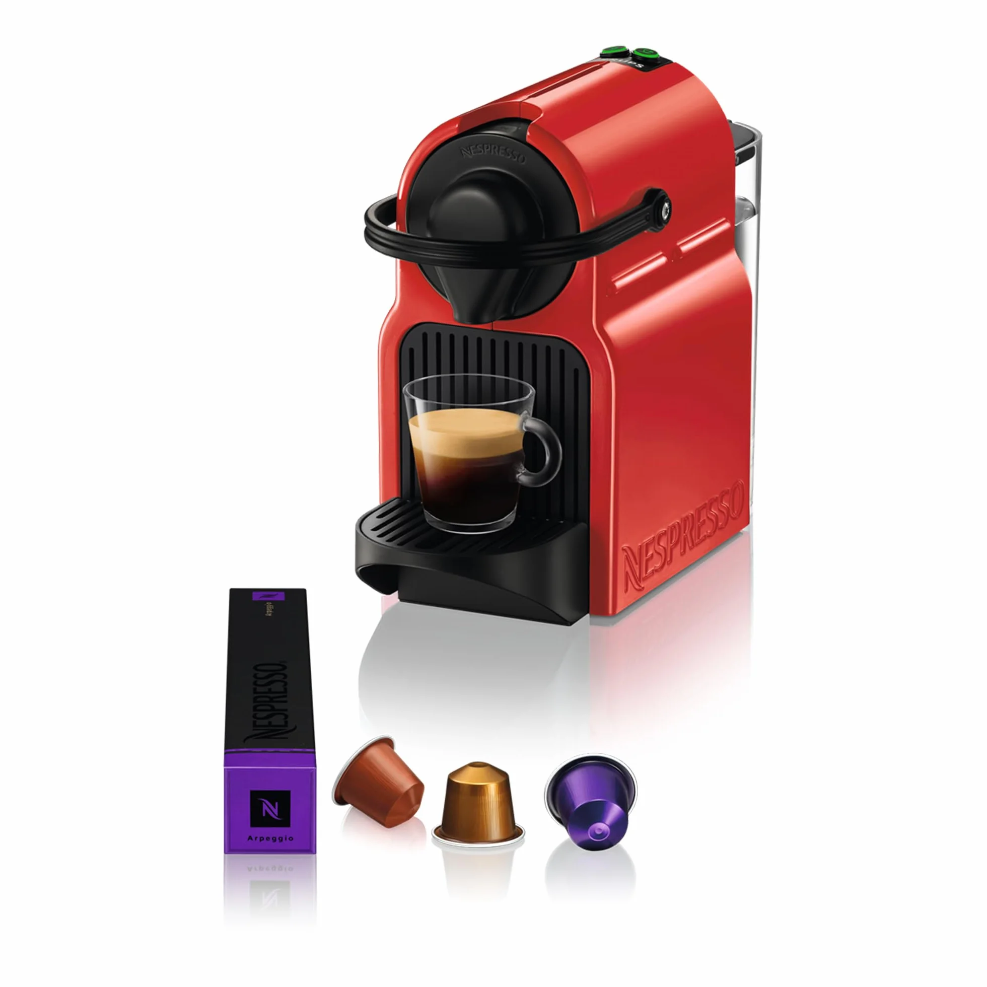 Krups Inissia czerwony ekspres do kawy Nespresso 19 barów YY1531FD