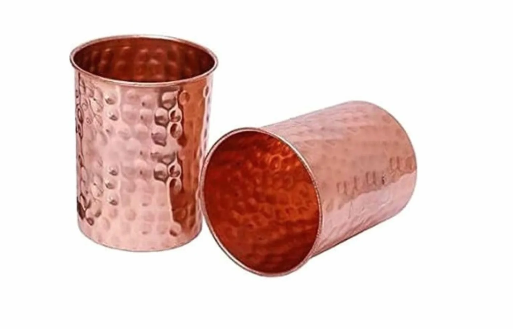 Dozownik wody z młotkowanej miedzi, 5 litrów, ajurwedyjskie korzyści zdrowotne, pojemnik z 2 miedzianymi szklankami (300 ml) i stojakiem