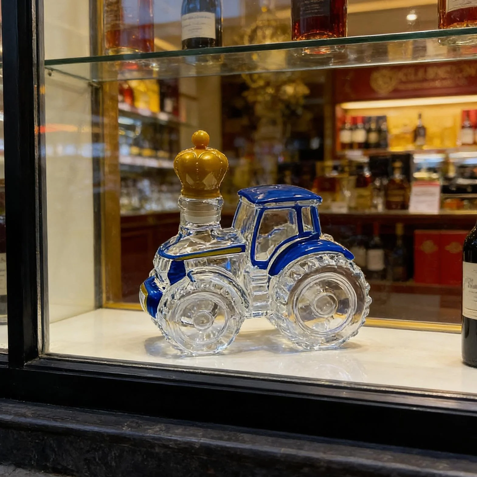 Karafka alkohol - pusty pojemnik alkohol w kszta?cie traktora, zabawna karafka wódk?, burbon do wystroju domu, baru, biura, restauracji, m??czyzn, taty, urodzin lub specjalne okazje