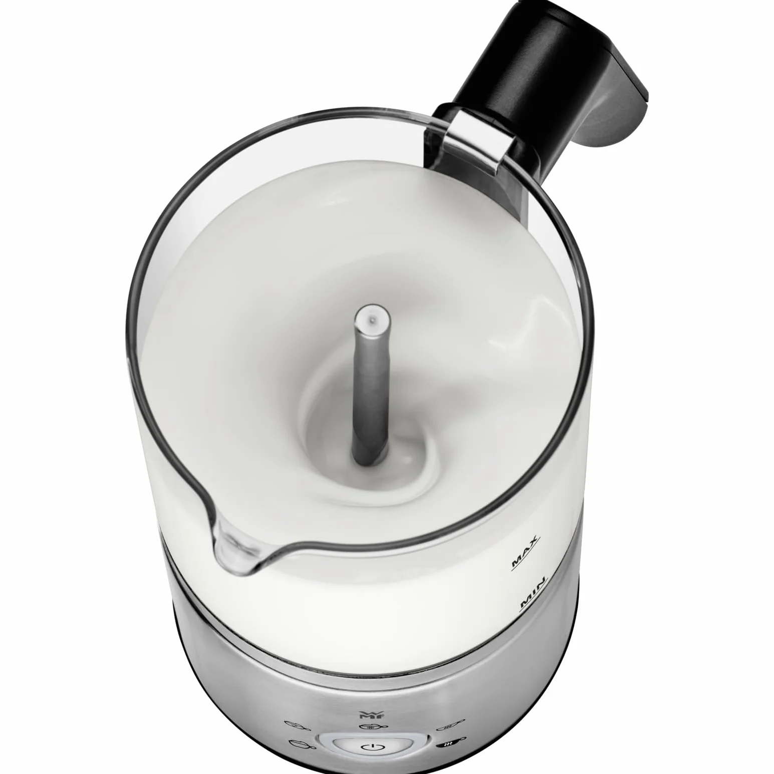 WMF Lono spieniacz do mleka elektryczny 150-250 ml 650 W ekran dotykowy podgrzewacz do mleka