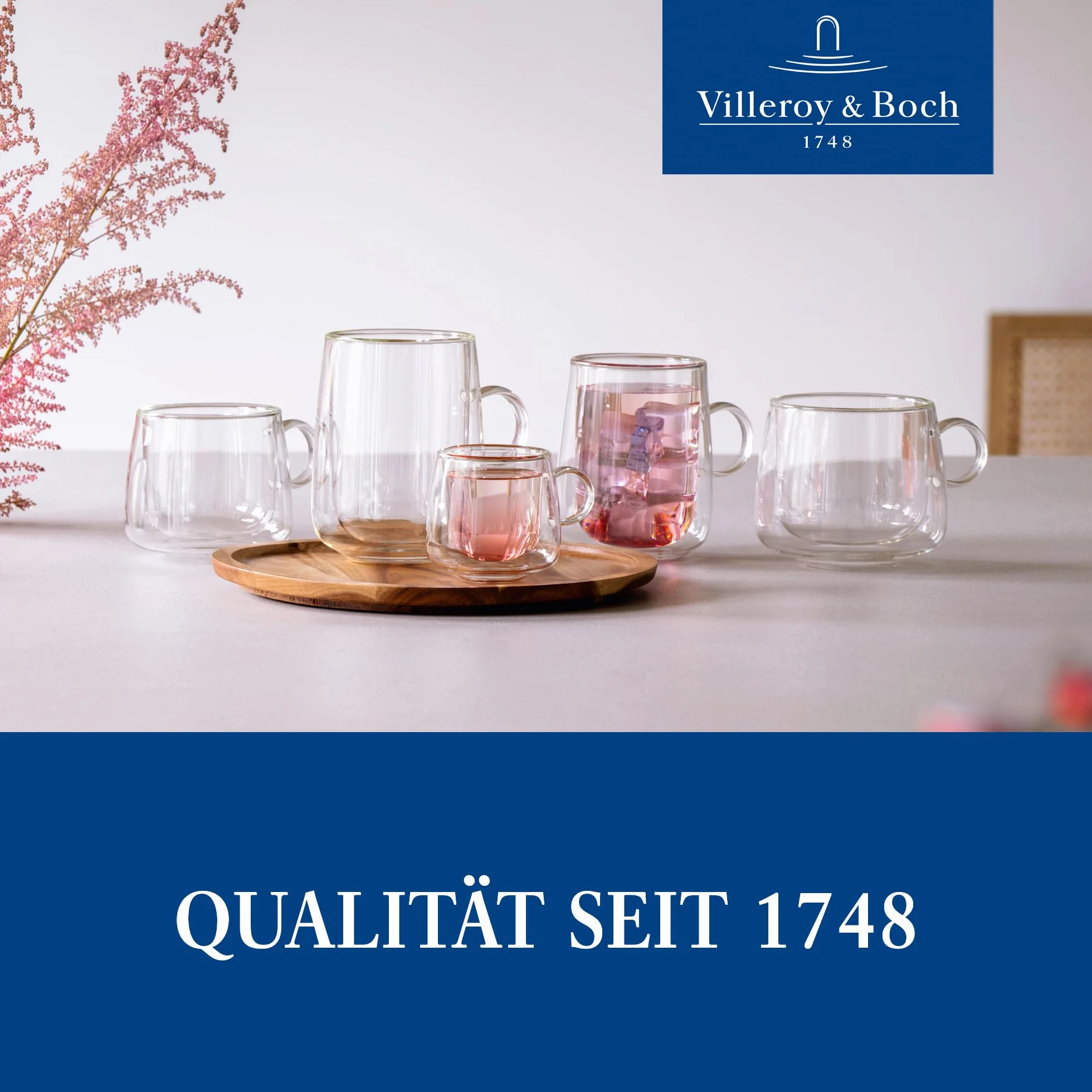 Villeroy & Boch - Artesano Hot&Cold Beverages dzbanek do herbaty bezbarwny, można myć w zmywarce i używać w mikrofalówce, dzbanek do kawy, zimnych i gorących napojów, dzbanek 1 l, szkło borokrzemowe