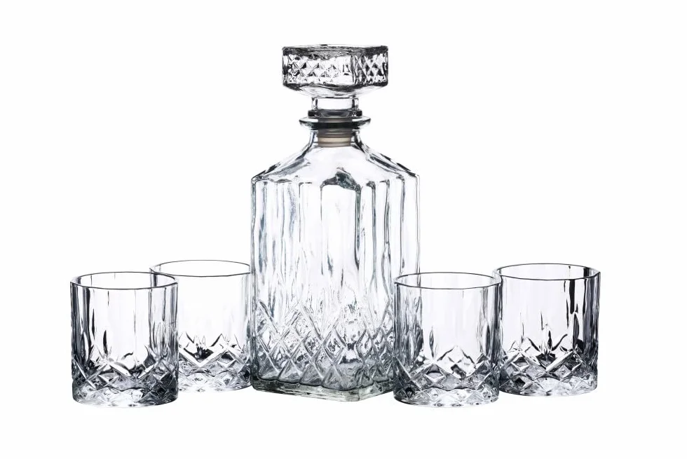 Barcraft Zestaw do Whisky, Przezroczysty, 5 Elementów