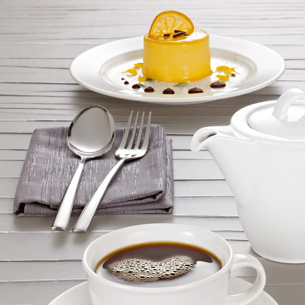 Villeroy & Boch Piemont Sztućce Stołowe, Stal Nierdzewna, Srebrny, 24 Elememty