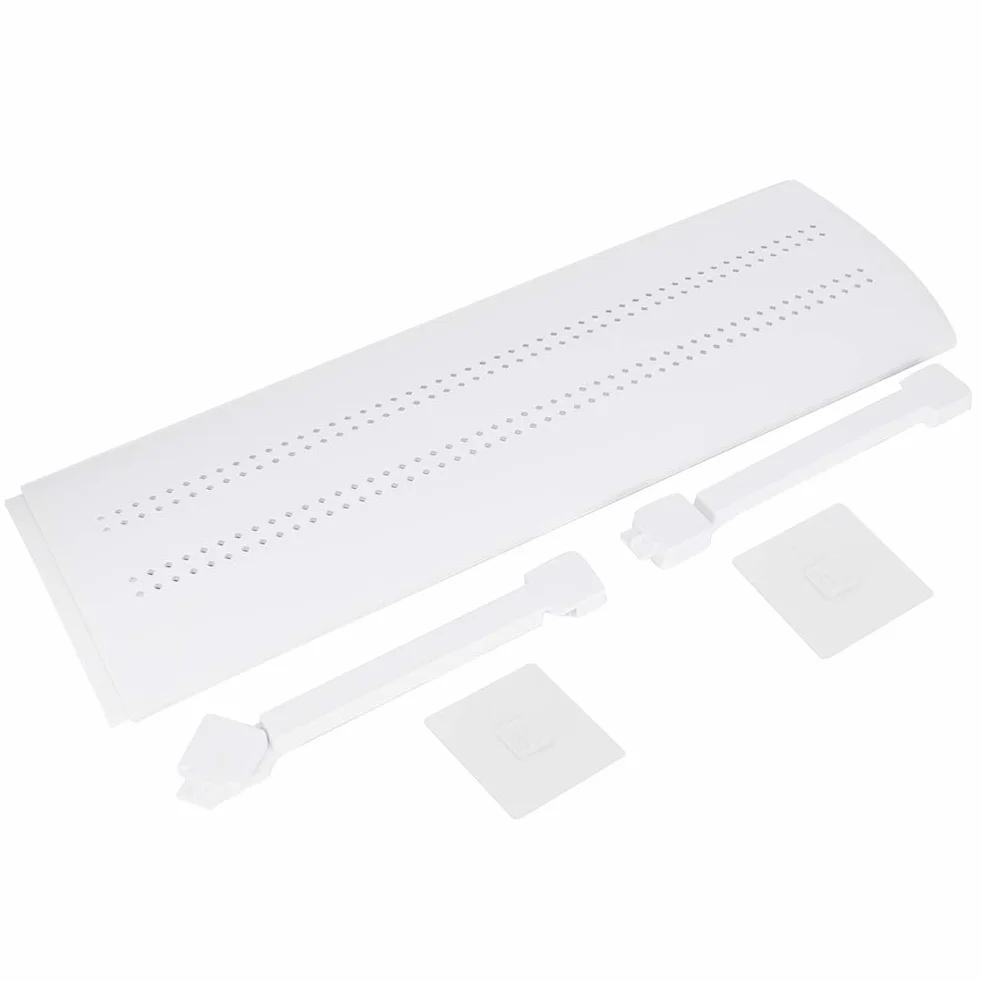 Chowany wall air conditioner deflector Wiatroszczelny Deflektor Klimatyzatora, Deflektor Klimatyzatora, Teleskopowa Przegroda Deflektora Zimnego Dziecka do Dzielone naczynia, tace i talerze