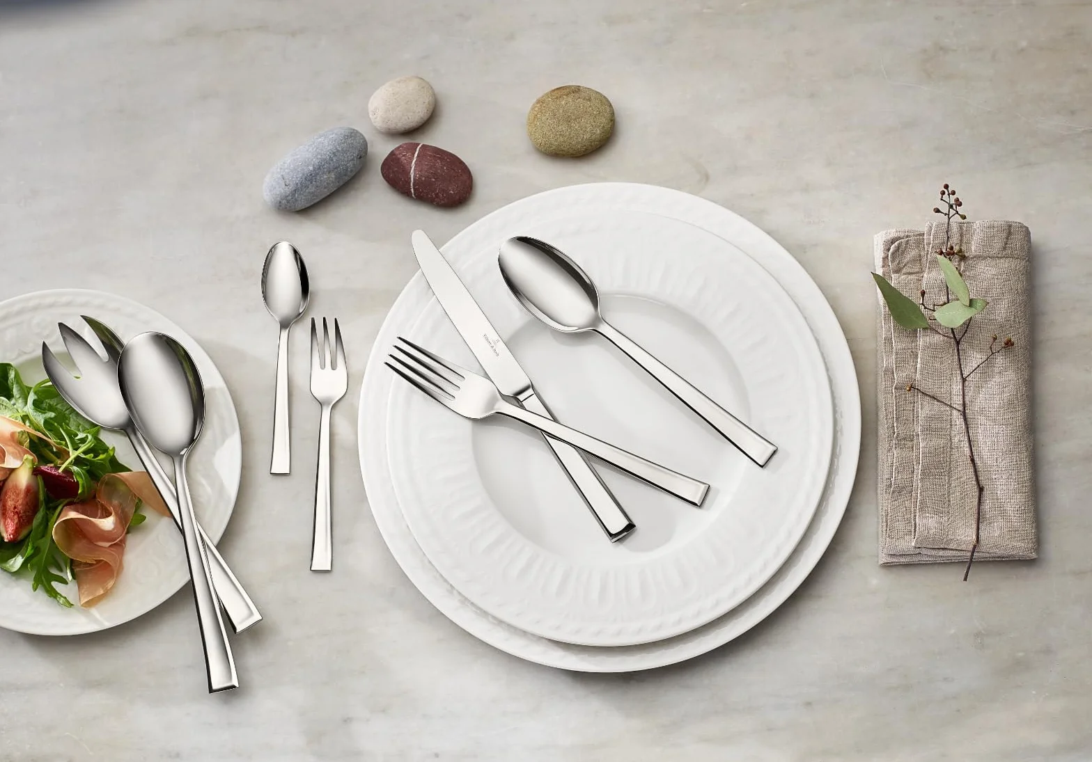 Villeroy & Boch Victor Zestaw Sztućców, Srebrny, 68 Elementów