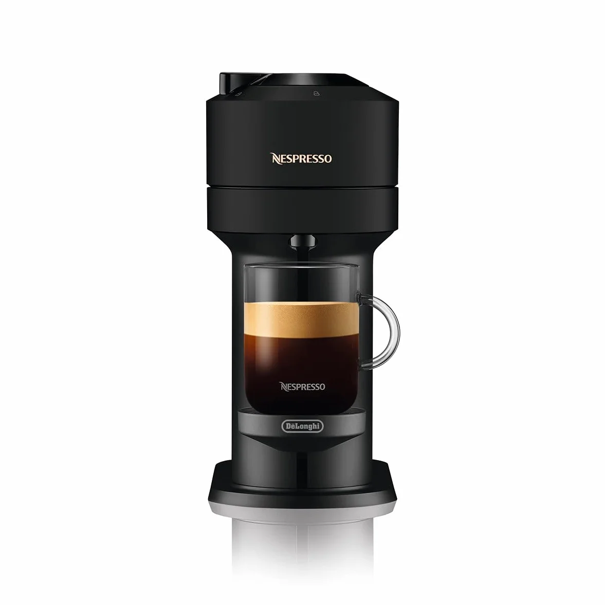 Nespresso De'Longhi Nespresso Vertuo Next ekspres do kawy, ENV120.BM, czarny matowy, czarny matowy