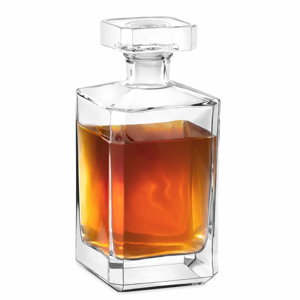 Maverton Karafka do Whisky – 700 ml - Nowoczesny Prezent dla Mężczyzny - Szkło Premium na Alkohol - Elegancki Design - Urodziny, Dzień Ojca, Rocznica