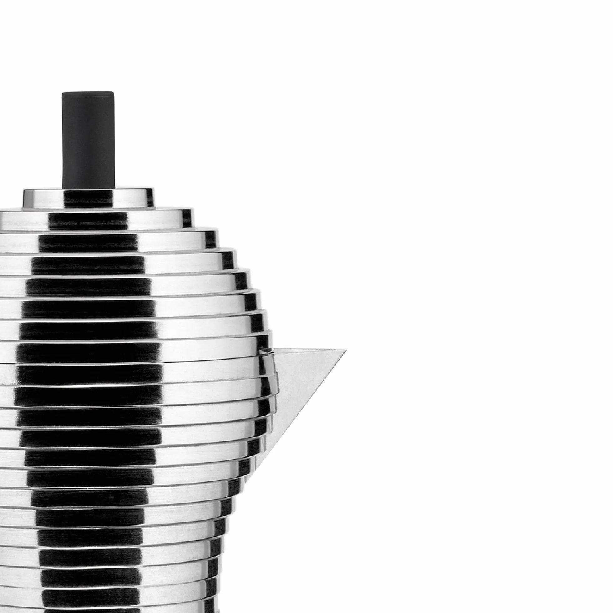 Alessi MDL02/6 B Pulcina Ekspres do kawy Espresso 6 filiżanek czarny