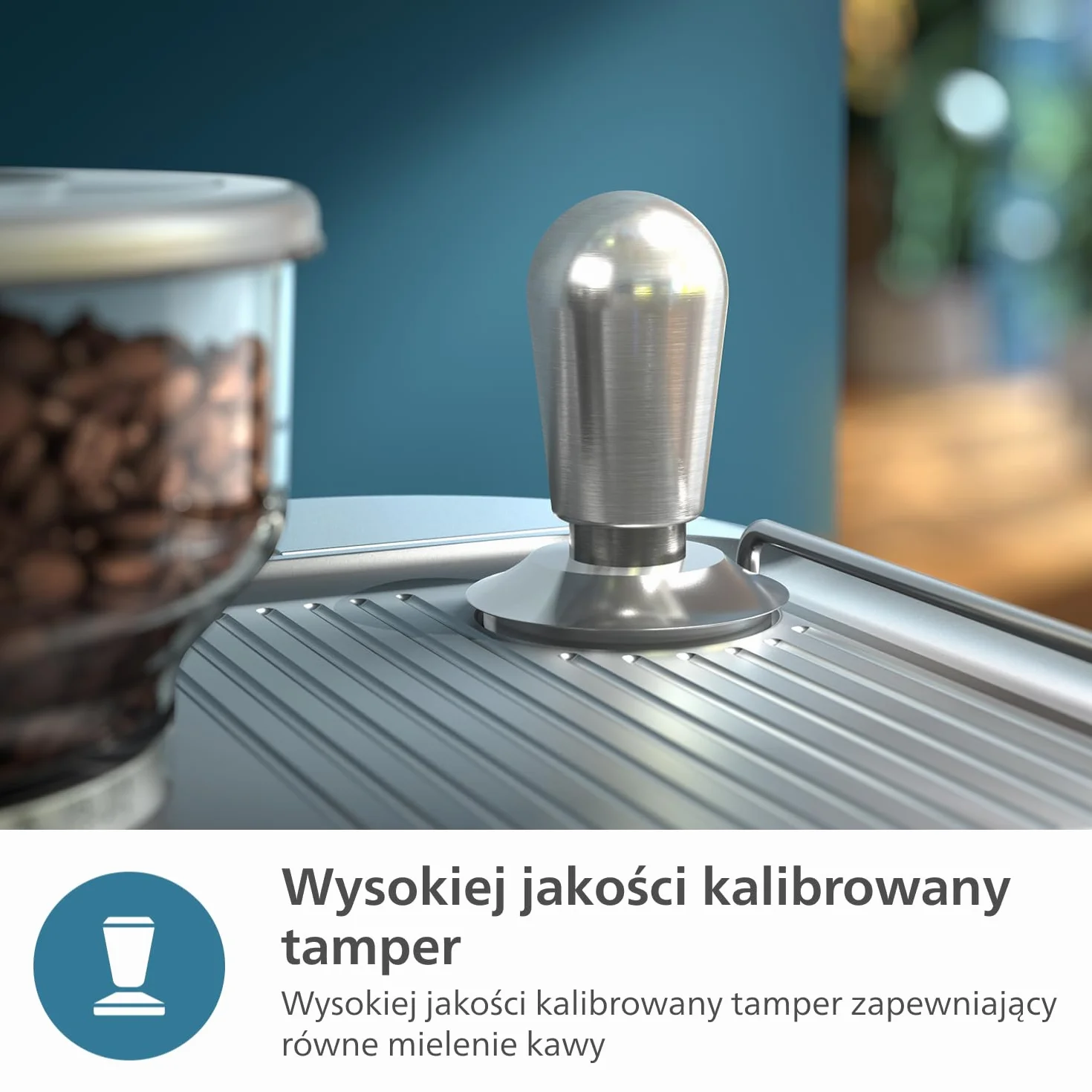 Philips Barista Brew Półautomatyczny Ekspres do Kawy Espresso Americano, Pojemnik 250g, Srebrny (PSA3218/01)